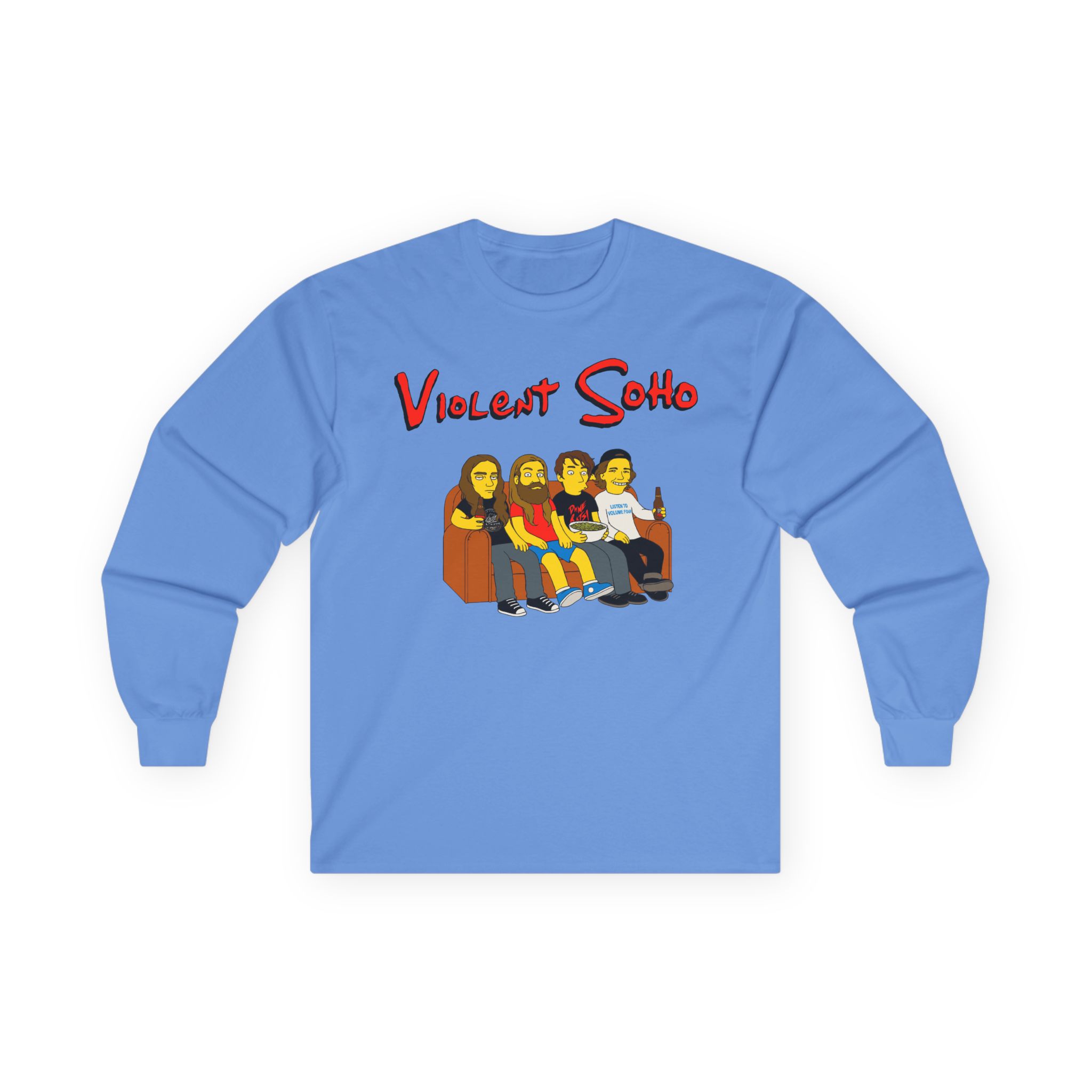 Violent Soho Springfield 4122 Unisex Ultra Cotton Long Sleeve Tee