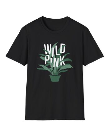 Wild Pink House Plant Unisex Softstyle T-Shirt