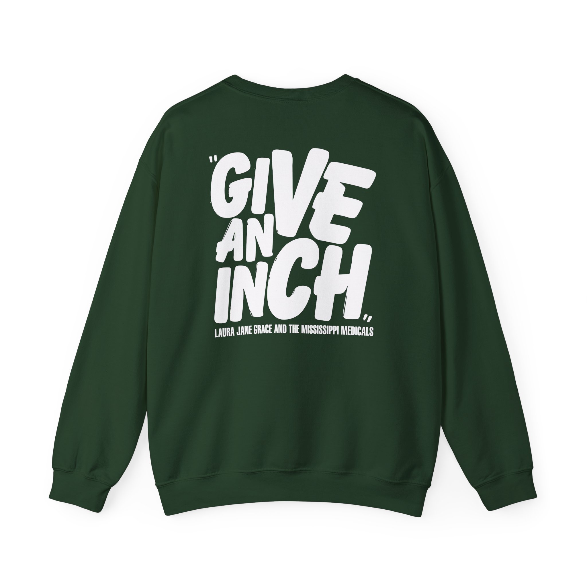 Laura Jane Grace Give an Inch Unisex Heavy Blendâ„¢ Crewneck Sweatshirt