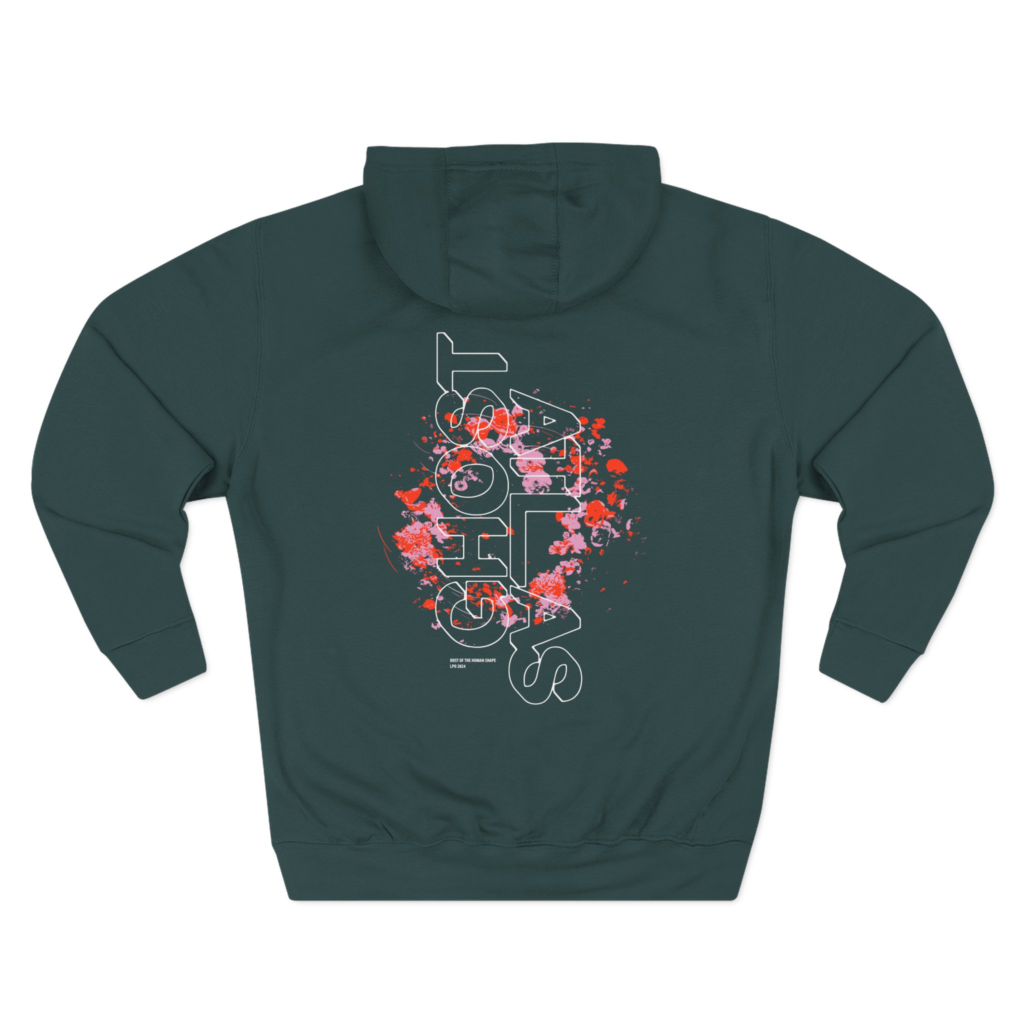 Ghost Atlas Bouquet Three-Panel Fleece Hoodie