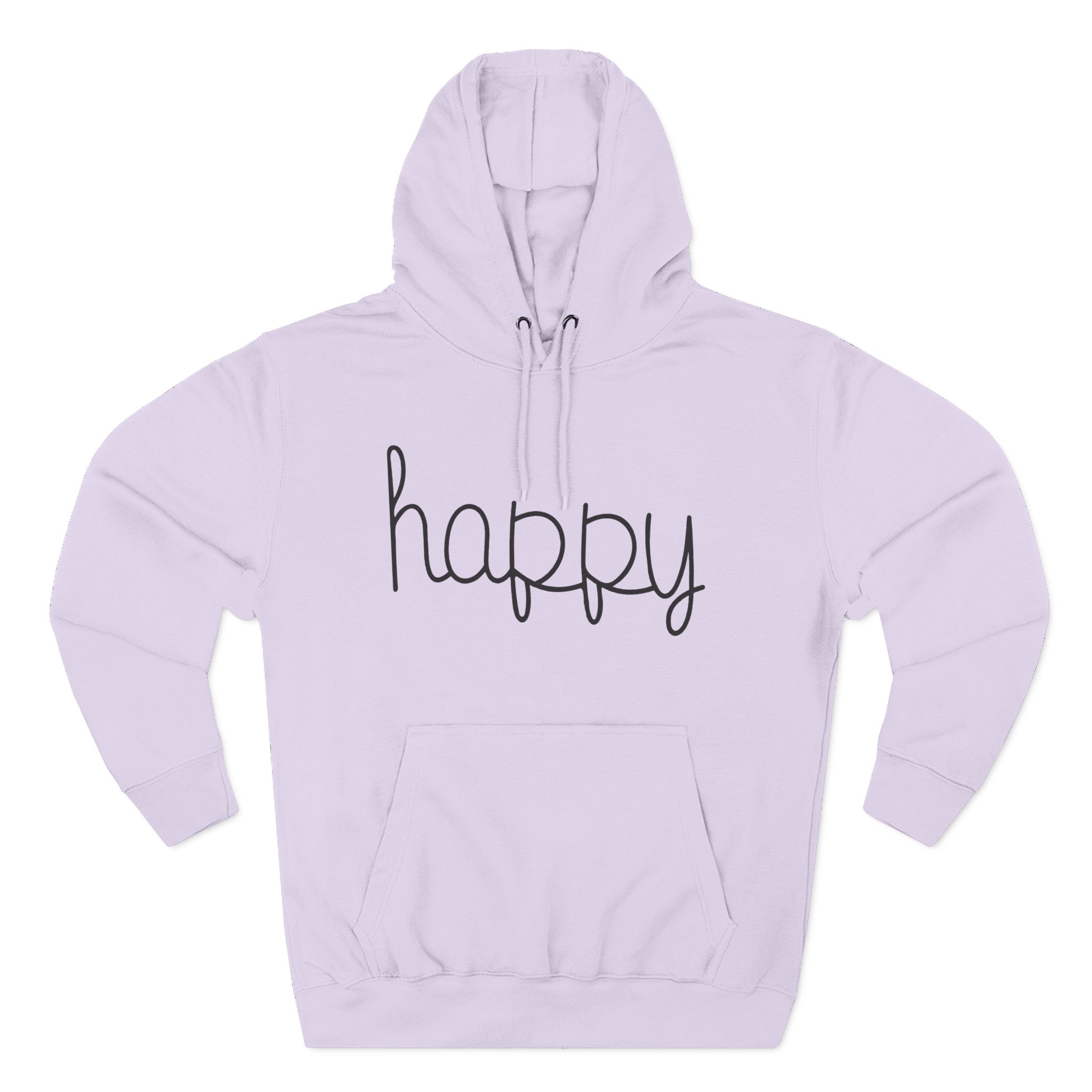 Shubble happy Three-Panel Fleece Hoodie
