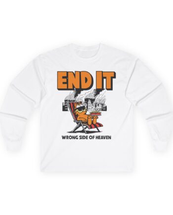 End It Garfield Unisex Ultra Cotton Long Sleeve Tee