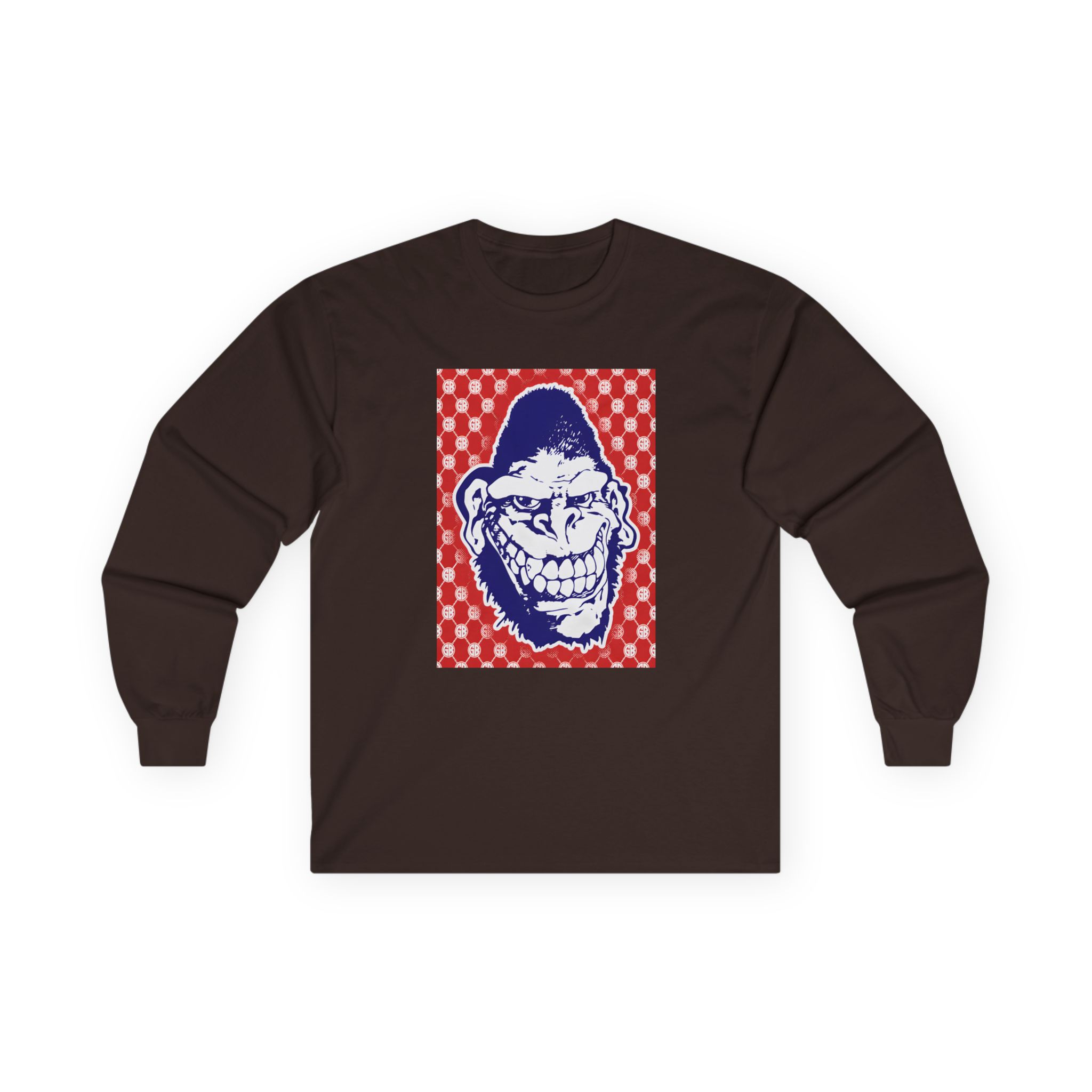 Gorilla Biscuits Gb Pattern Unisex Ultra Cotton Long Sleeve Tee