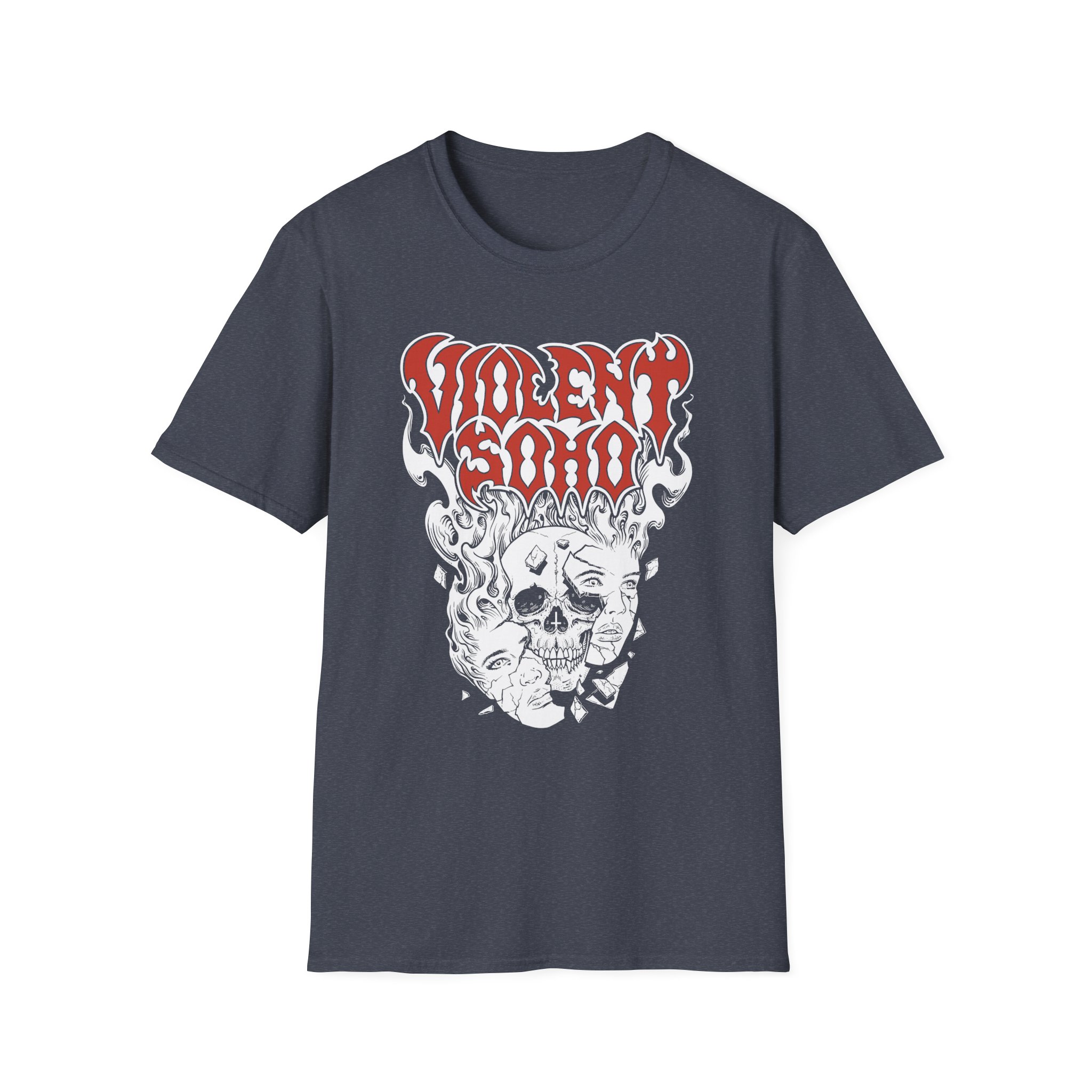 Violent Soho Murdoch Skull Unisex Softstyle T-Shirt