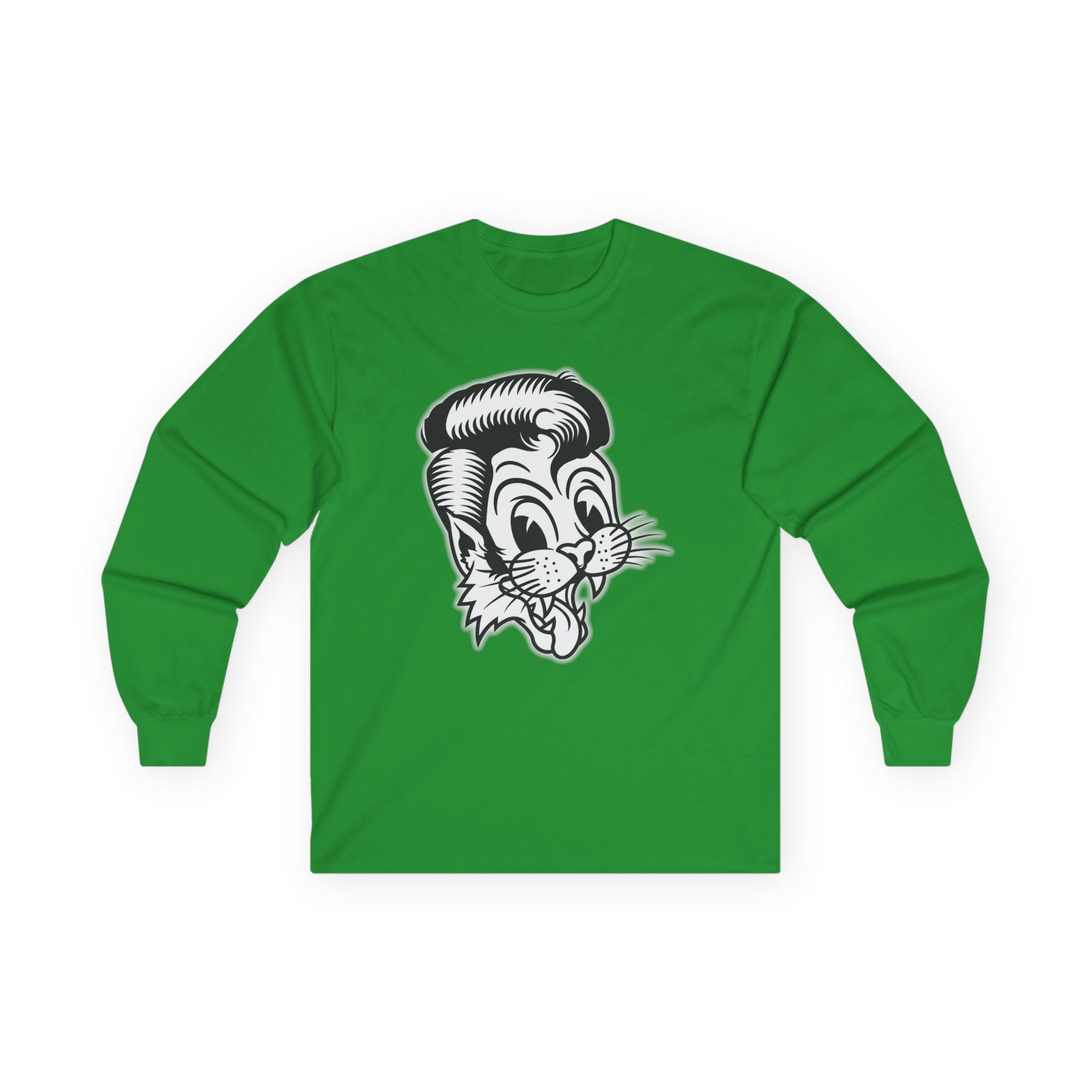 Stray Cats Metallic Cat Unisex Ultra Cotton Long Sleeve Tee