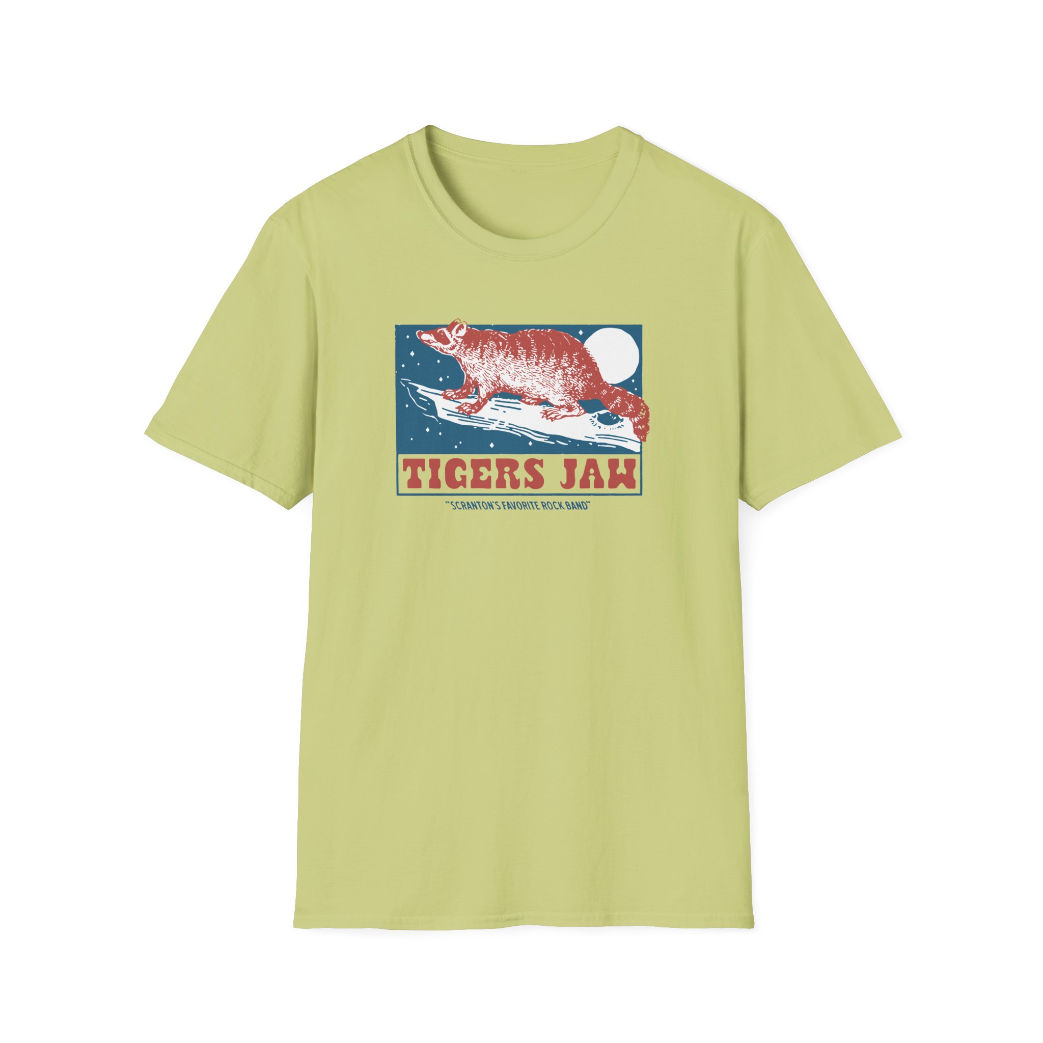Tigers Jaw Raccoon Unisex Softstyle T-Shirt