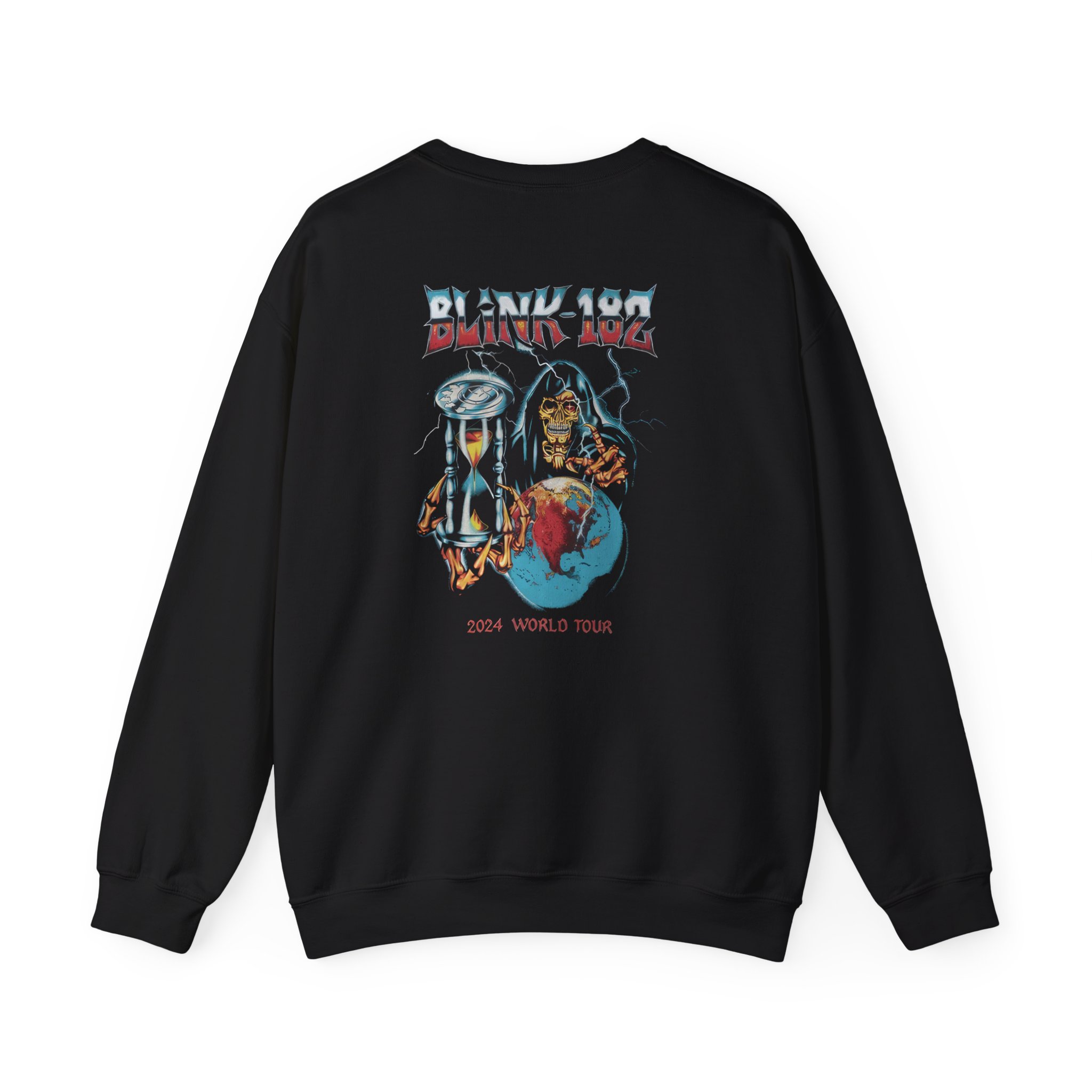 Blink 182 World Tour Unisex Heavy Blendâ„¢ Crewneck Sweatshirt
