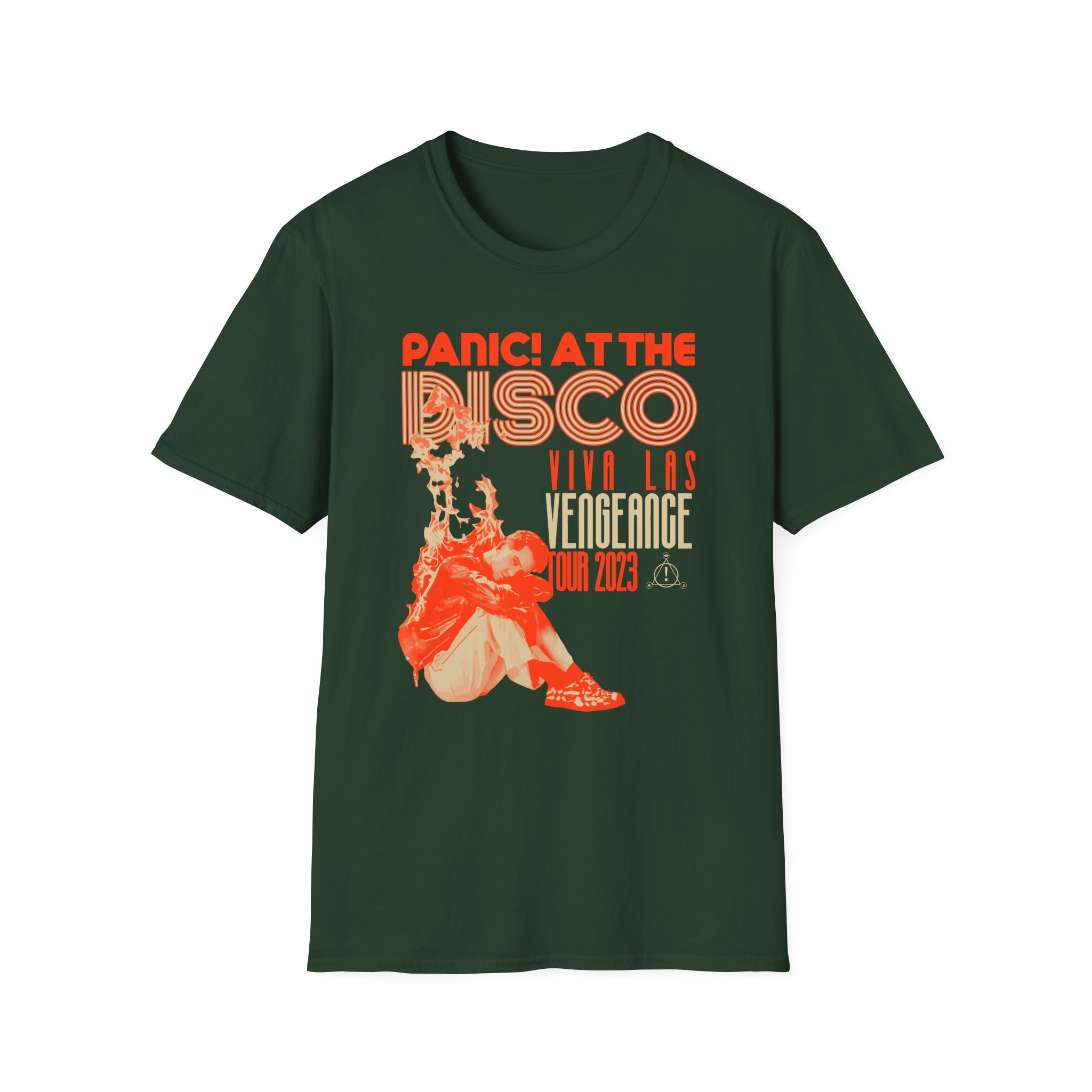 Panic at the Disco Eu/uk Flame Tour Unisex Softstyle T-Shirt