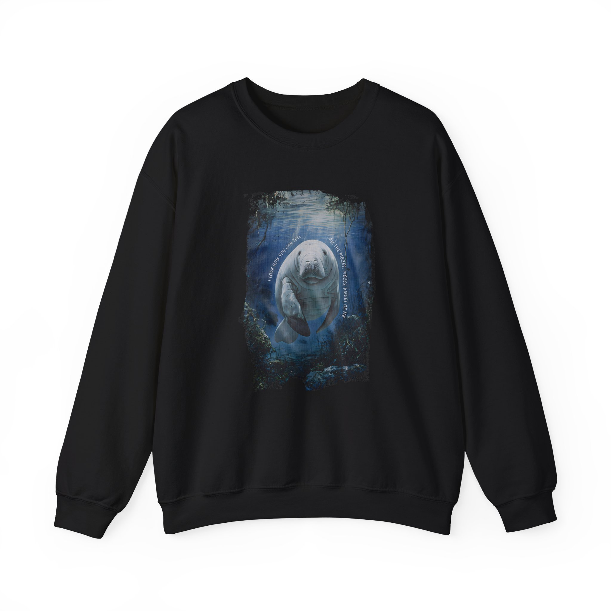 Ashlee Simpson Pieces of Me Manatee Unisex Heavy Blendâ„¢ Crewneck Sweatshirt