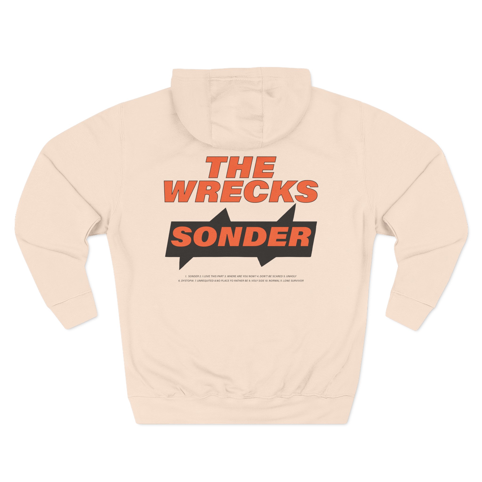The Wrecks Sonder Three-Panel Fleece Hoodie