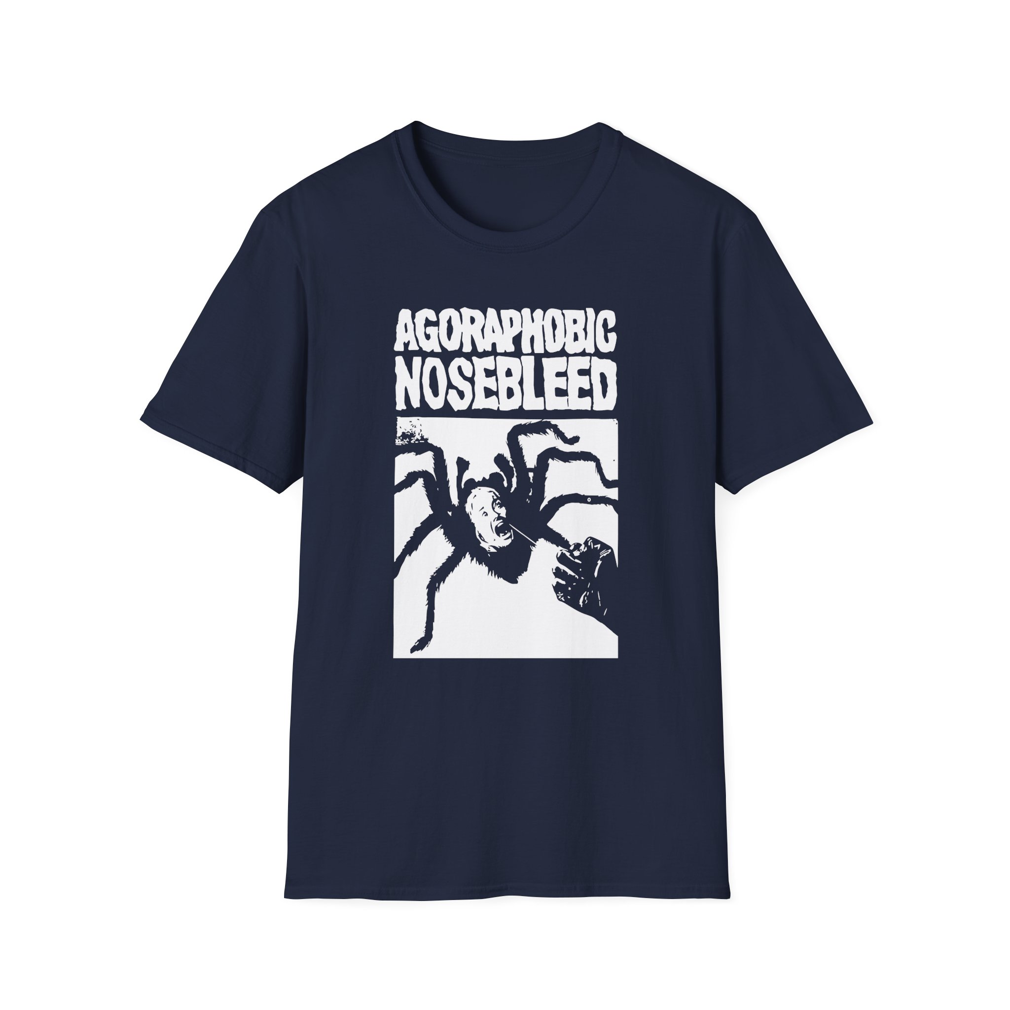 Agoraphobic Nosebleed Spider Unisex Softstyle T-Shirt