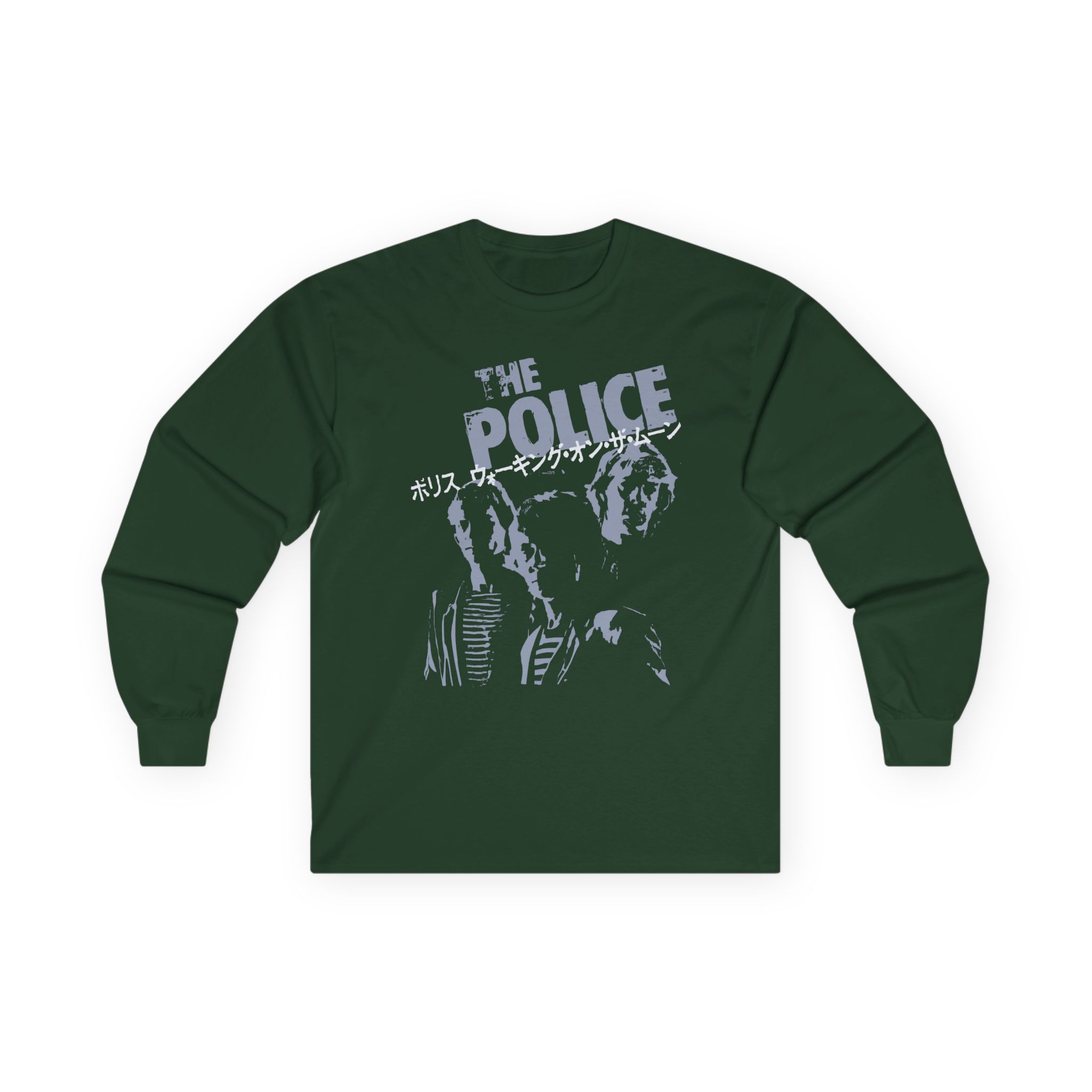 The Police Japan Retro Unisex Ultra Cotton Long Sleeve Tee