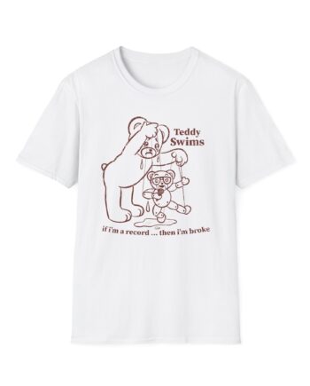 Teddy Swims Broken Record Unisex Softstyle T-Shirt