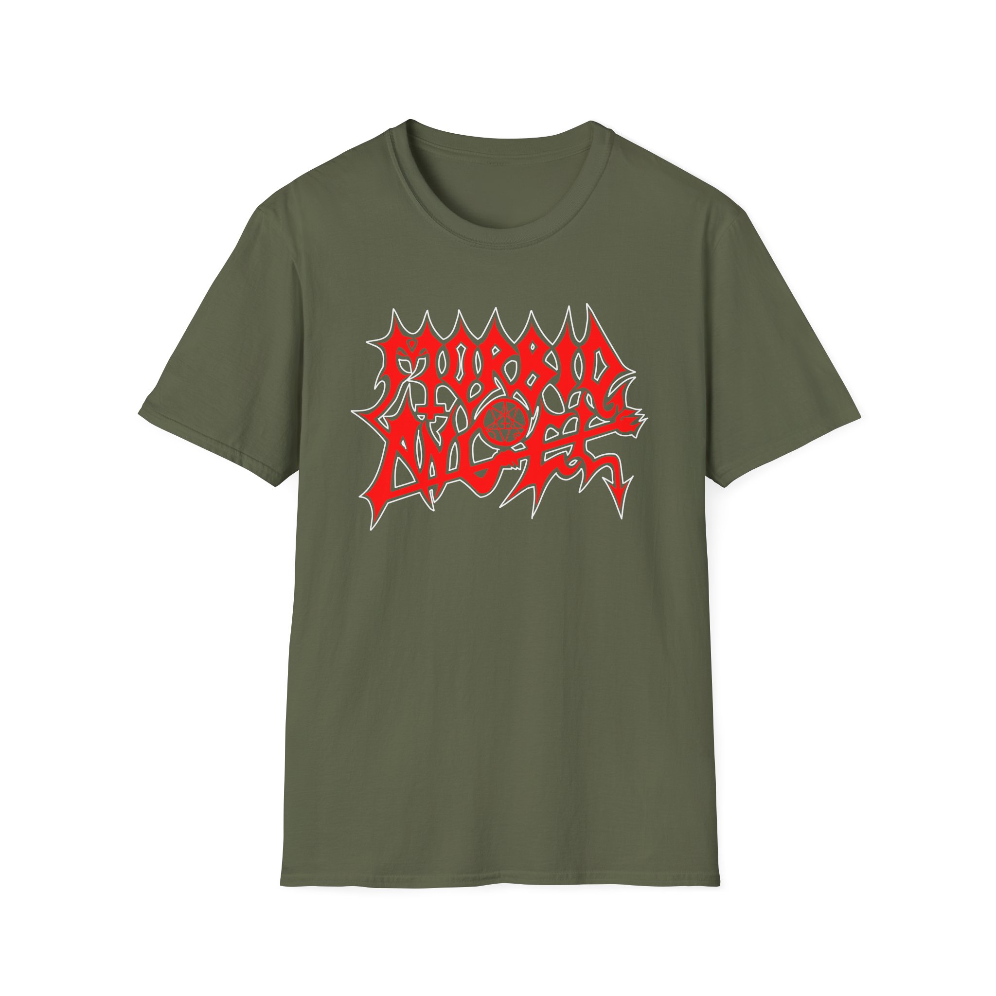Morbid Angel Red Logo Unisex Softstyle T-Shirt