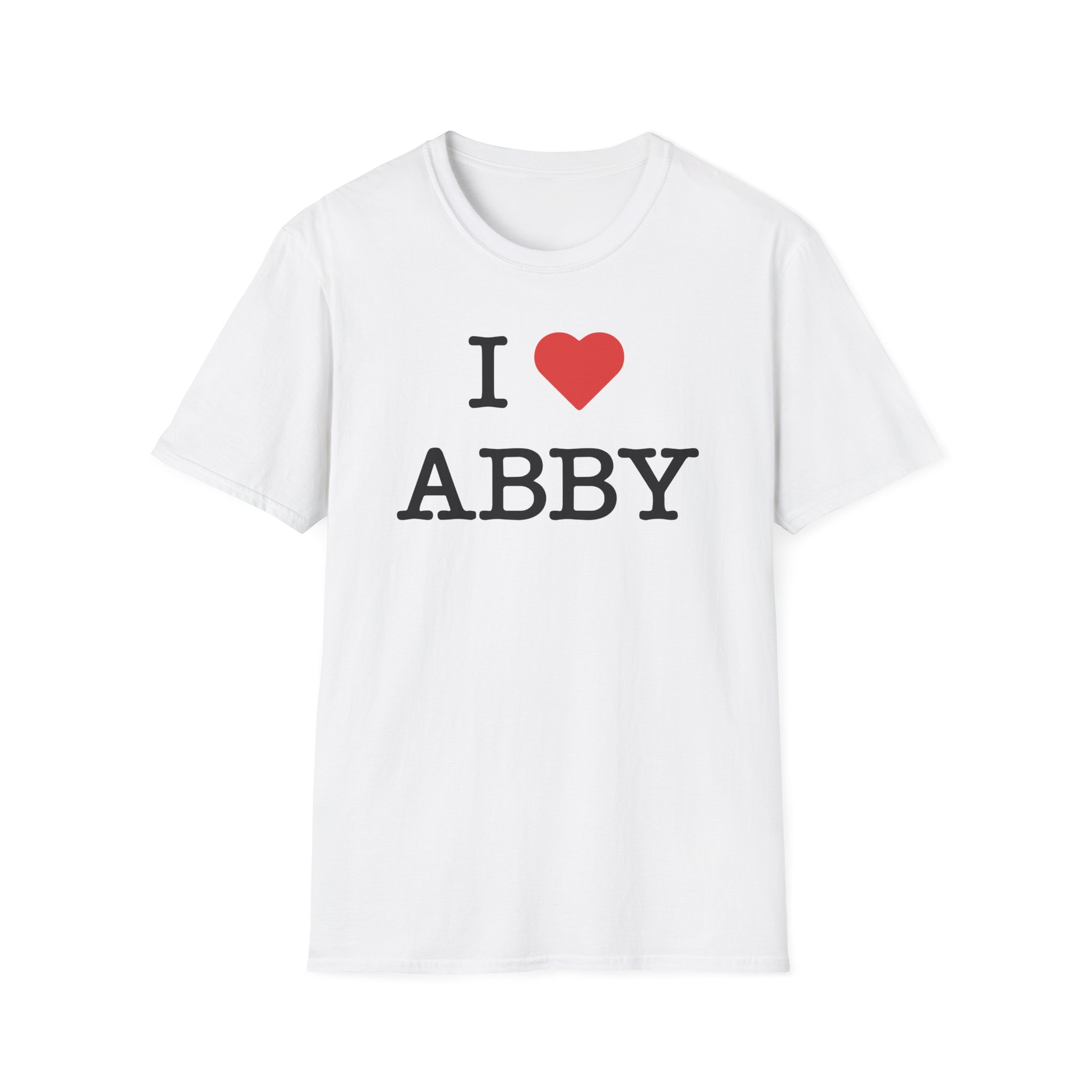 Jon Marianek I Love Abby Unisex Softstyle T-Shirt