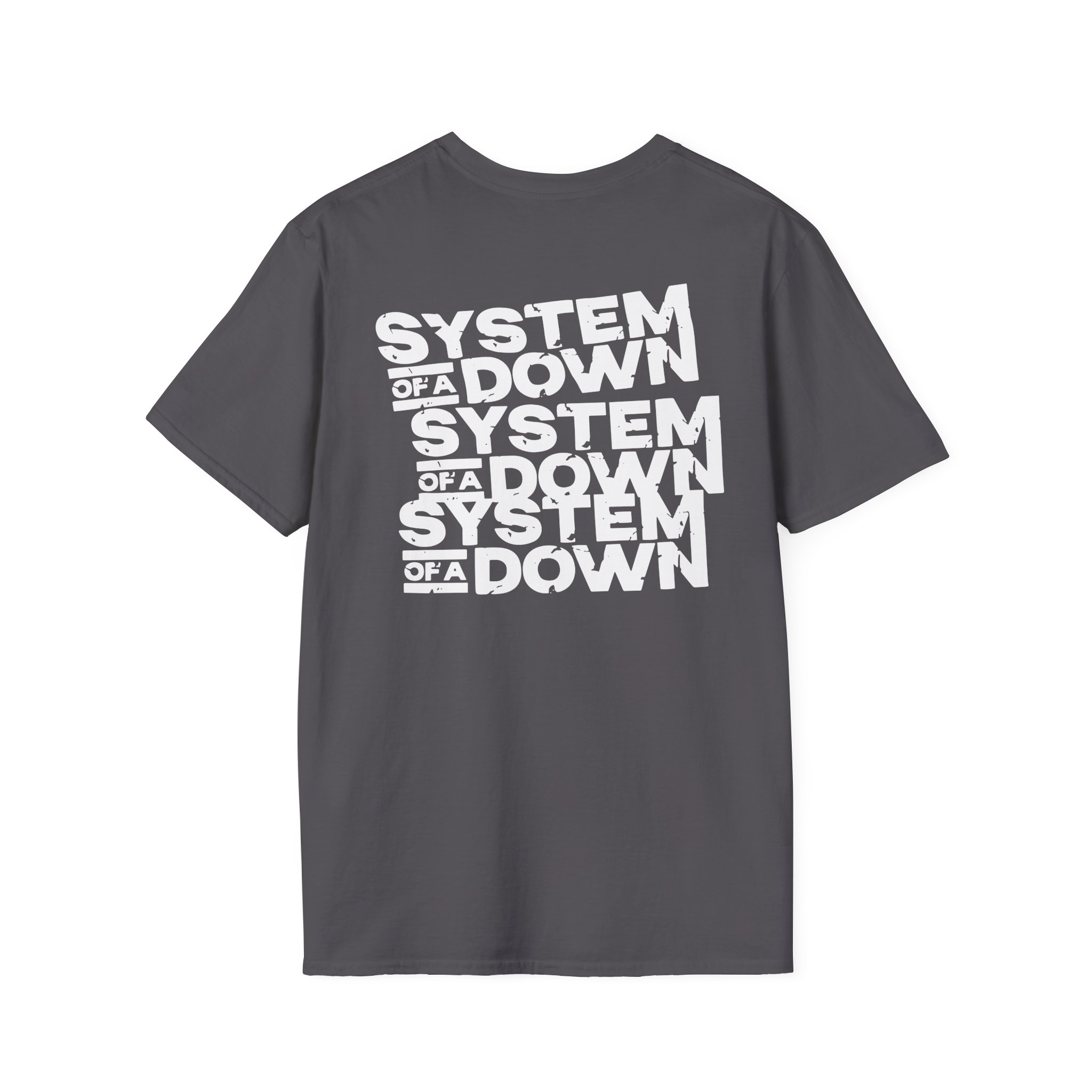System of a Down Awake Distressed Unisex Softstyle T-Shirt