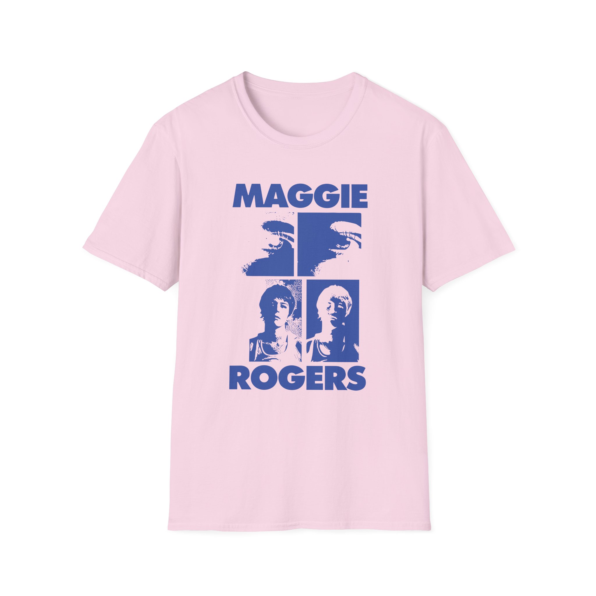 Maggie Rogers Mustard Grid Unisex Softstyle T-Shirt