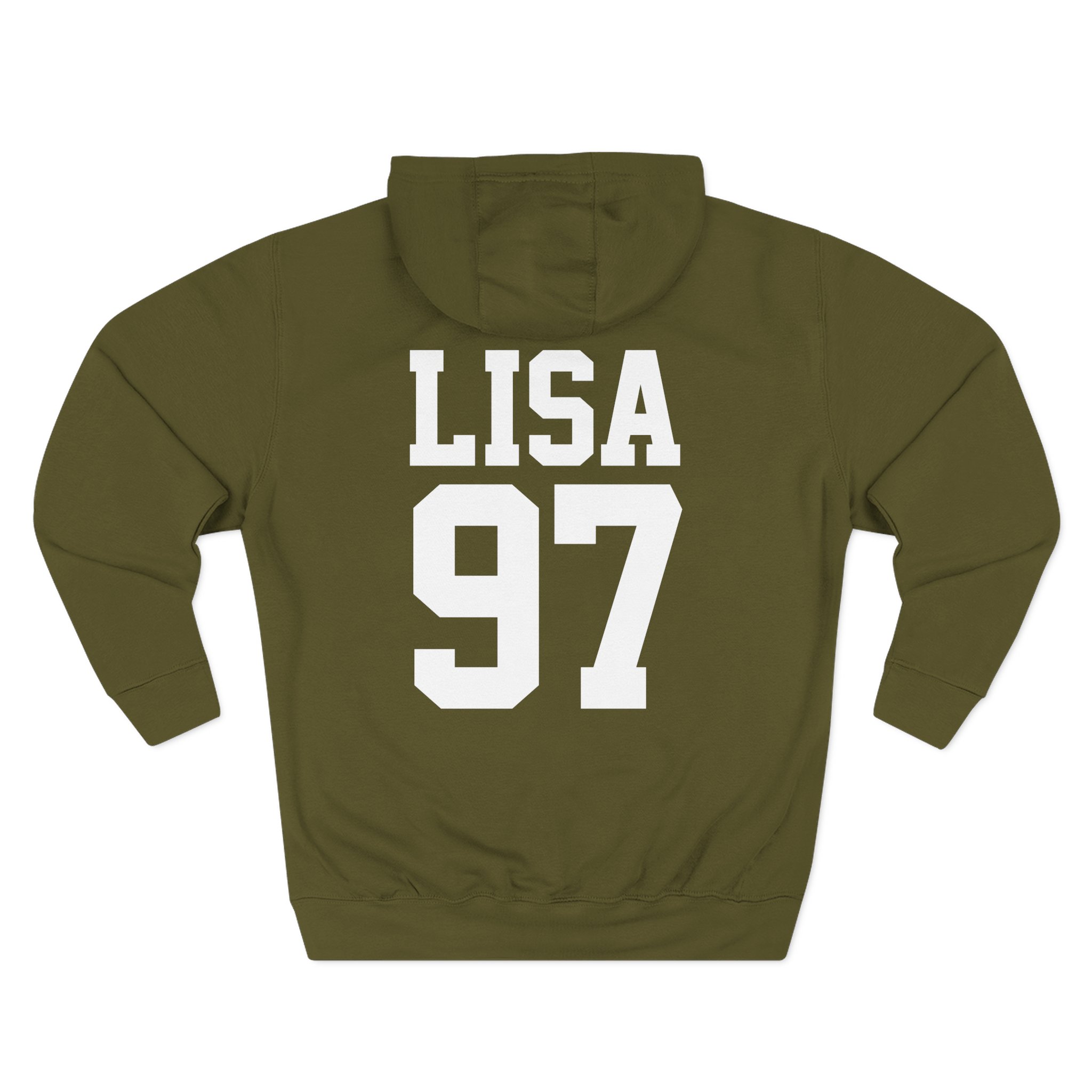 B Lisa 97 Three-Panel Fleece Hoodie