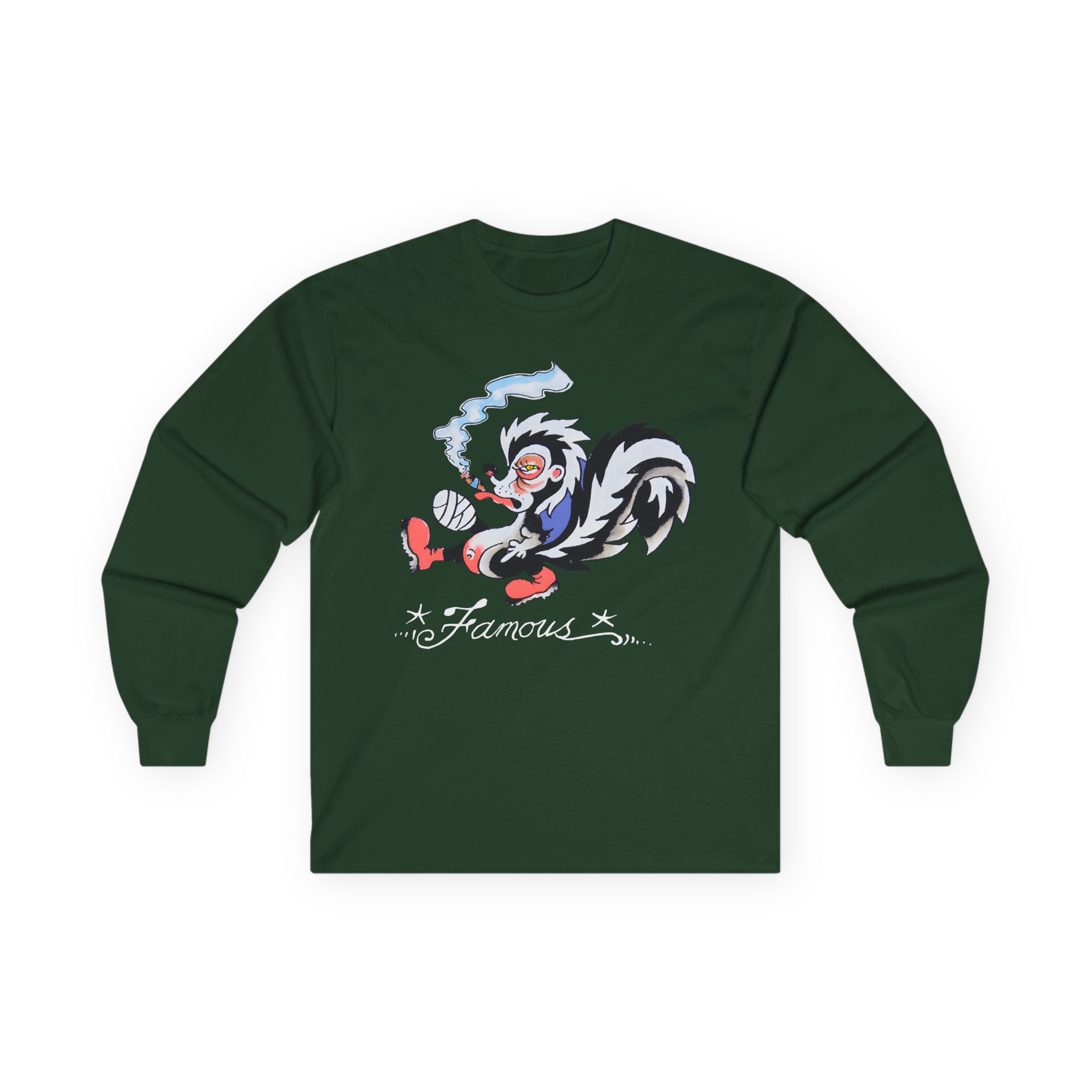 Kim Petras Famous Skunk Boxy Unisex Ultra Cotton Long Sleeve Tee