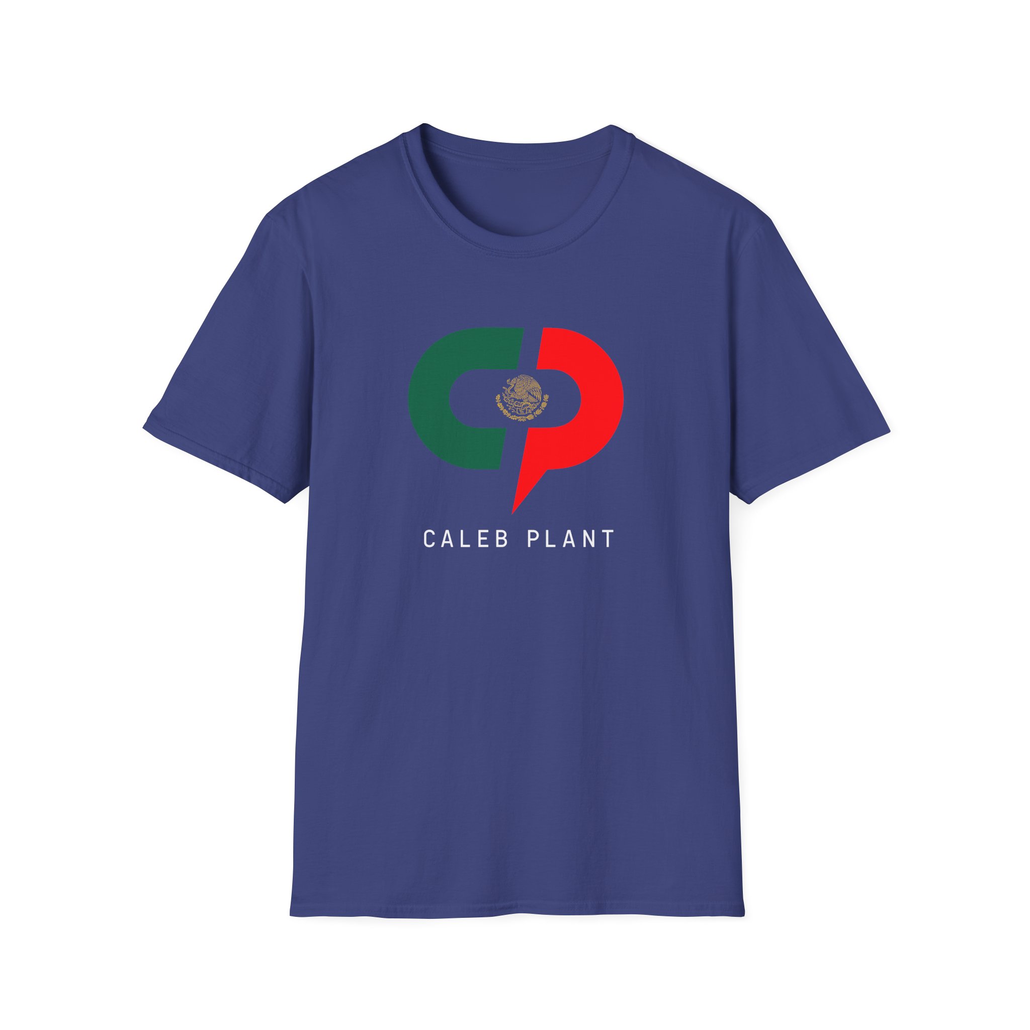 Caleb Plant Green White and Red Unisex Softstyle T-Shirt