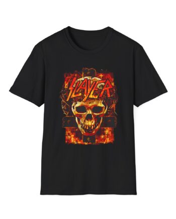 Slayer Skull And Cross Unisex Softstyle T-Shirt