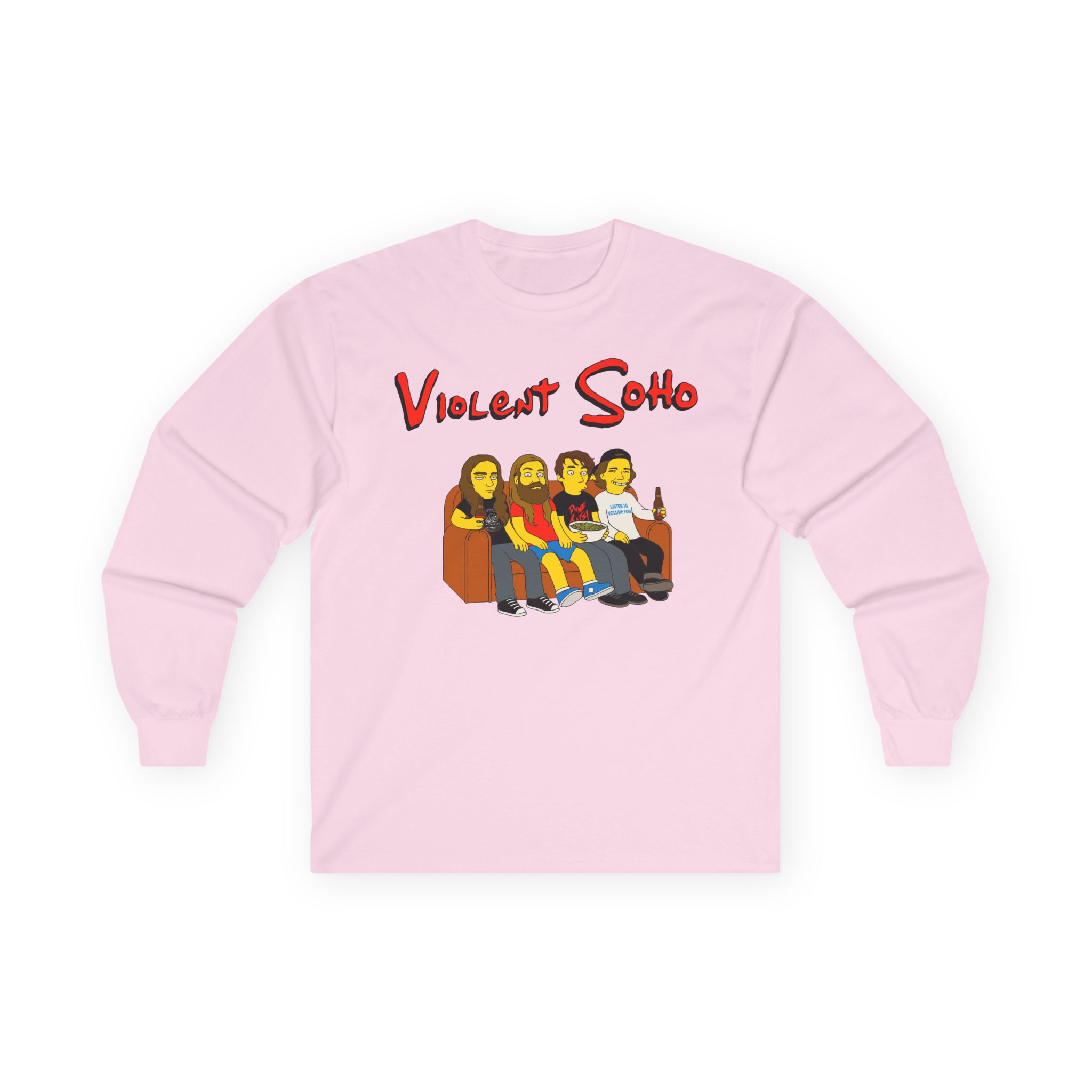 Violent Soho Springfield 4122 Unisex Ultra Cotton Long Sleeve Tee
