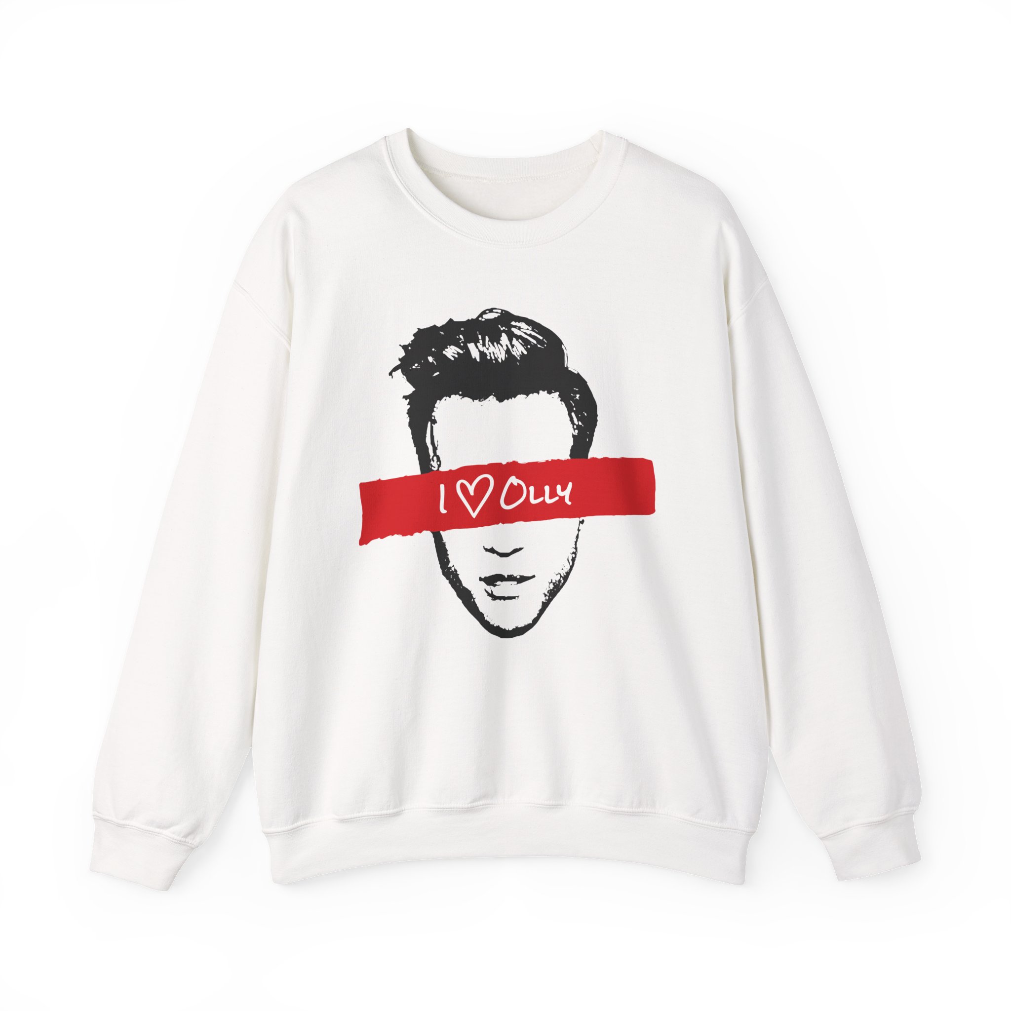 Olly Murs I Heart Olly Unisex Heavy Blendâ„¢ Crewneck Sweatshirt