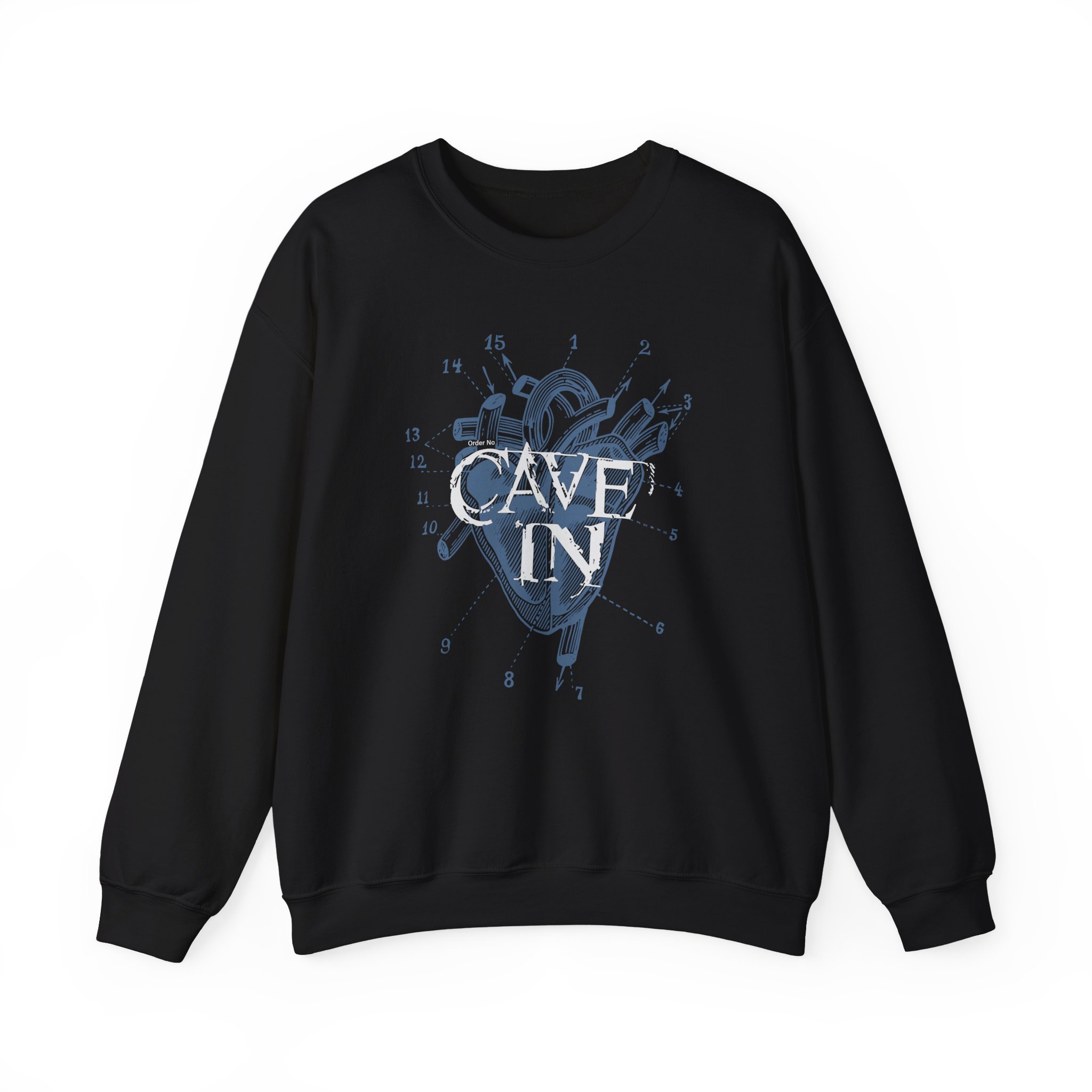 Cave in Uyhs Heart Unisex Heavy Blendâ„¢ Crewneck Sweatshirt