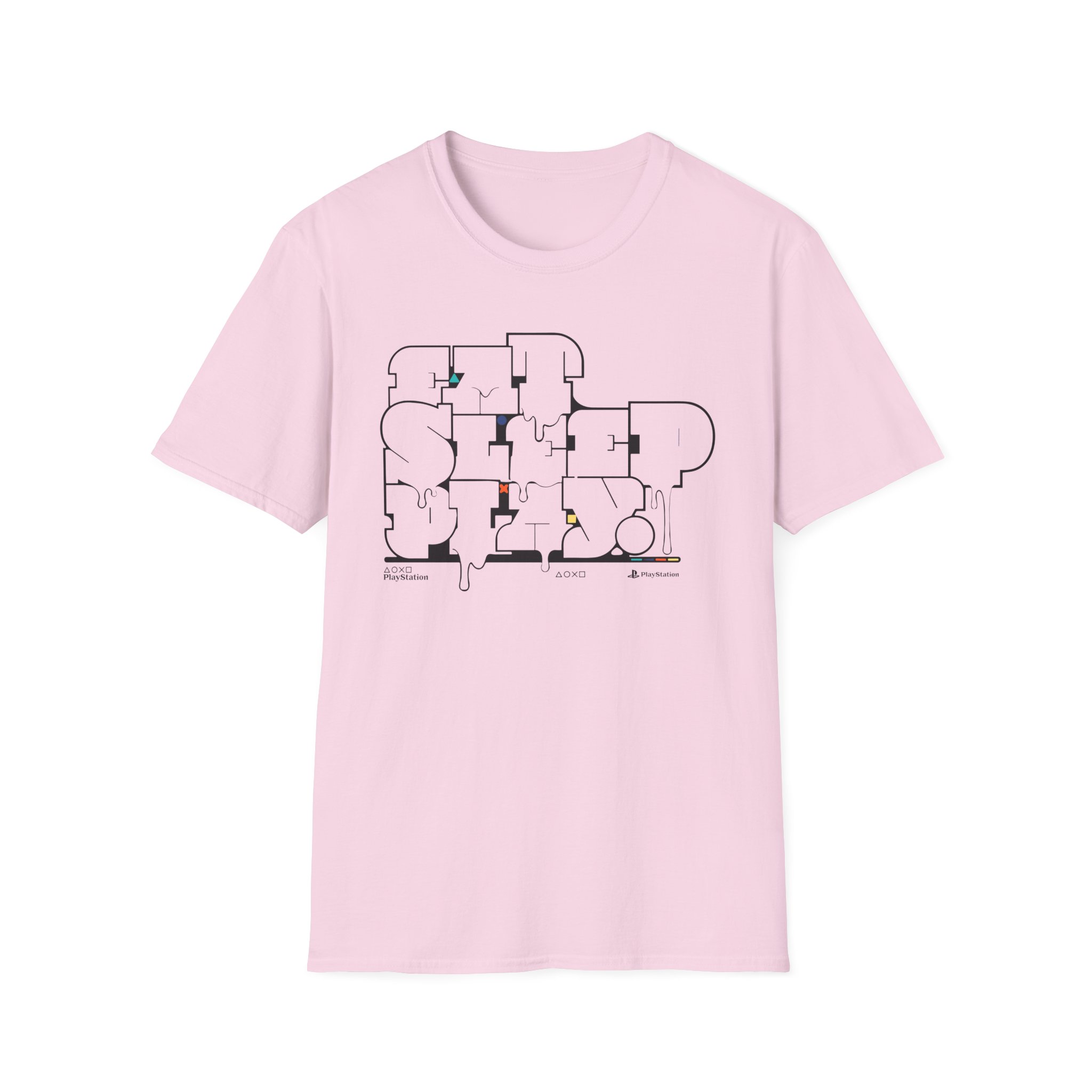 PlayStation Eat Sleep Play Unisex Softstyle T-Shirt