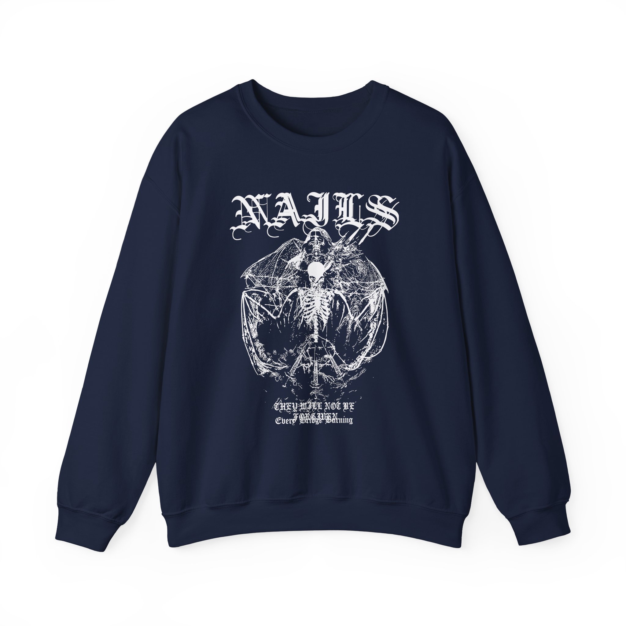Nails Not Be Forgiven Unisex Heavy Blendâ„¢ Crewneck Sweatshirt