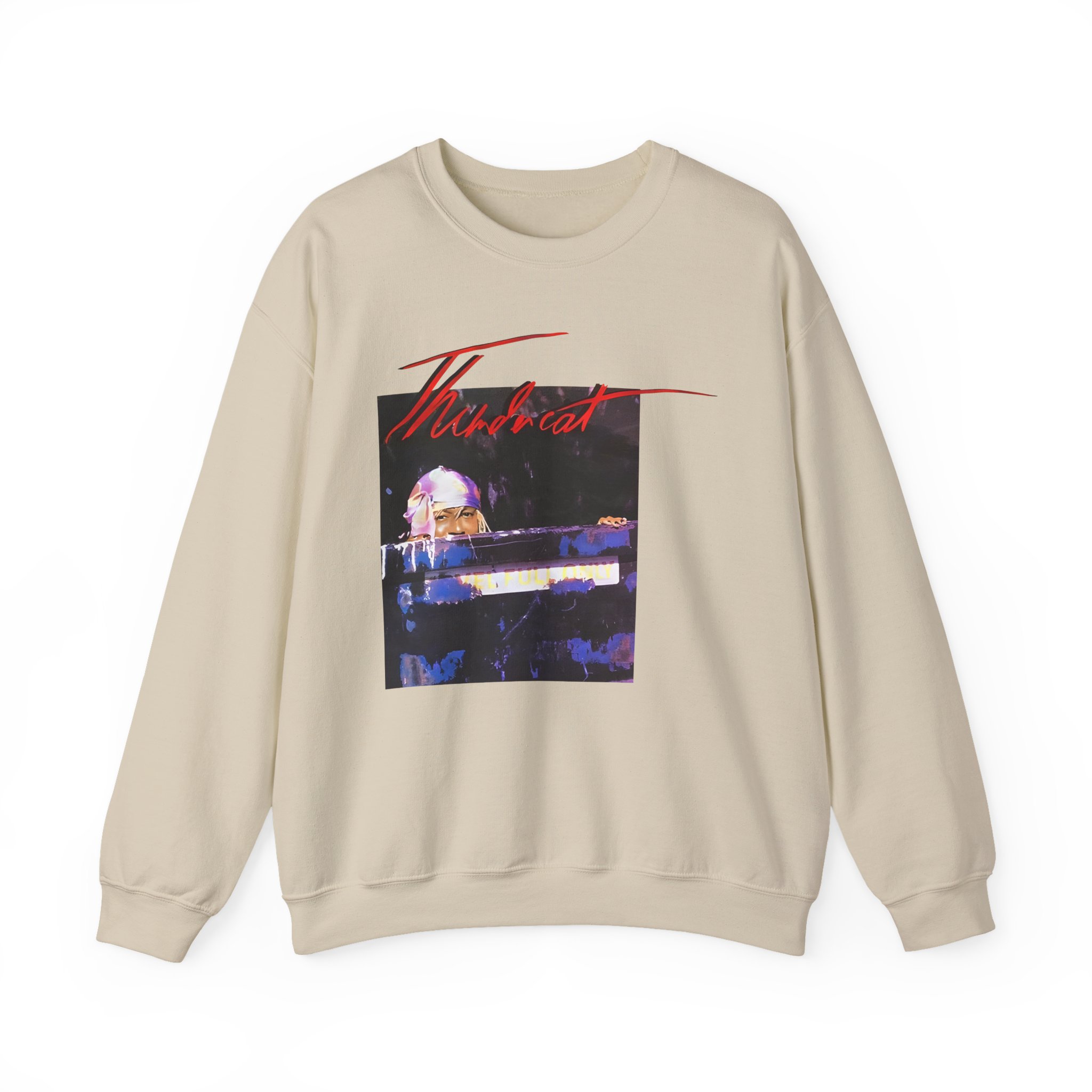 Thundercat Durag Dumpster Fire Unisex Heavy Blendâ„¢ Crewneck Sweatshirt