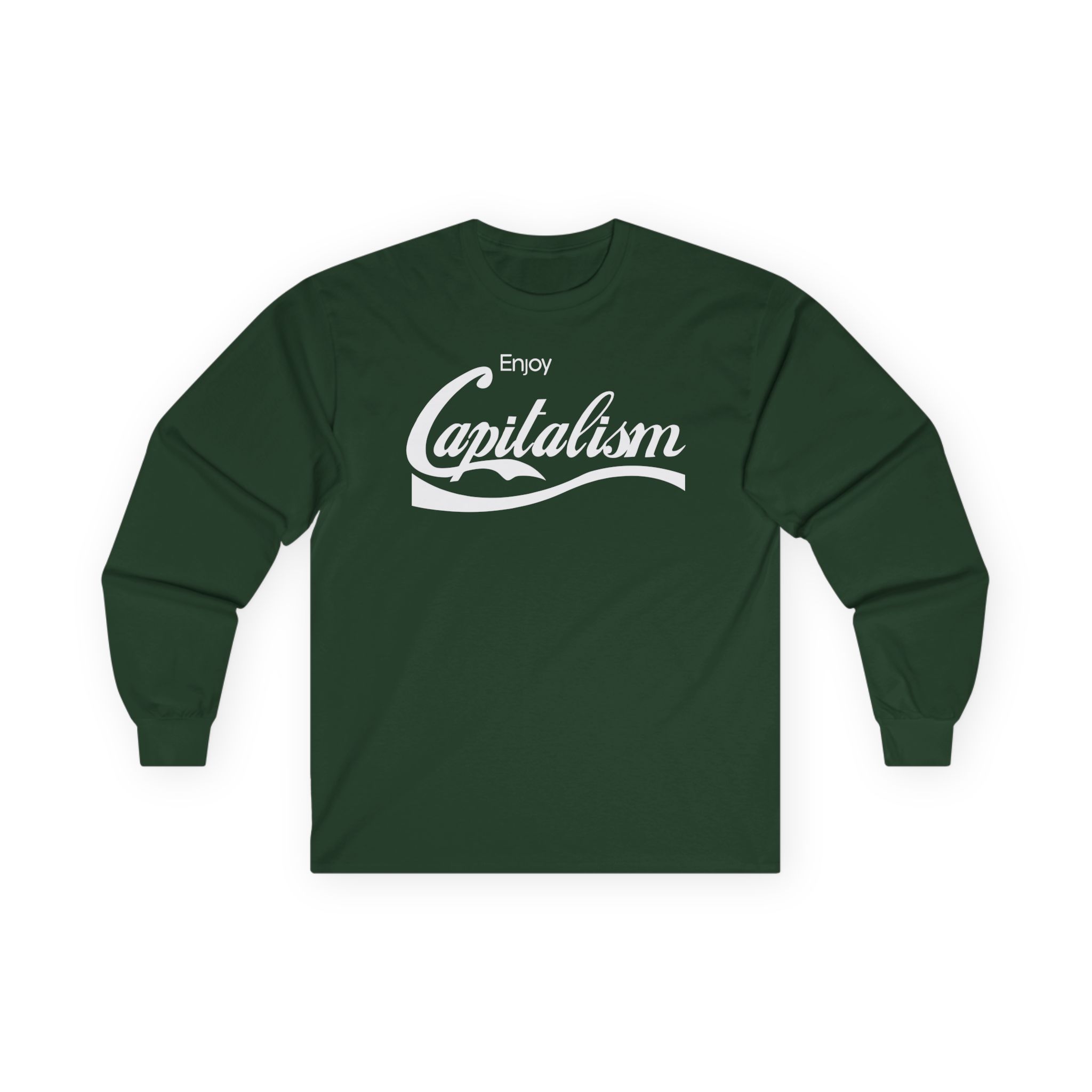 Valuetainment Enjoy Capitalism Unisex Ultra Cotton Long Sleeve Tee