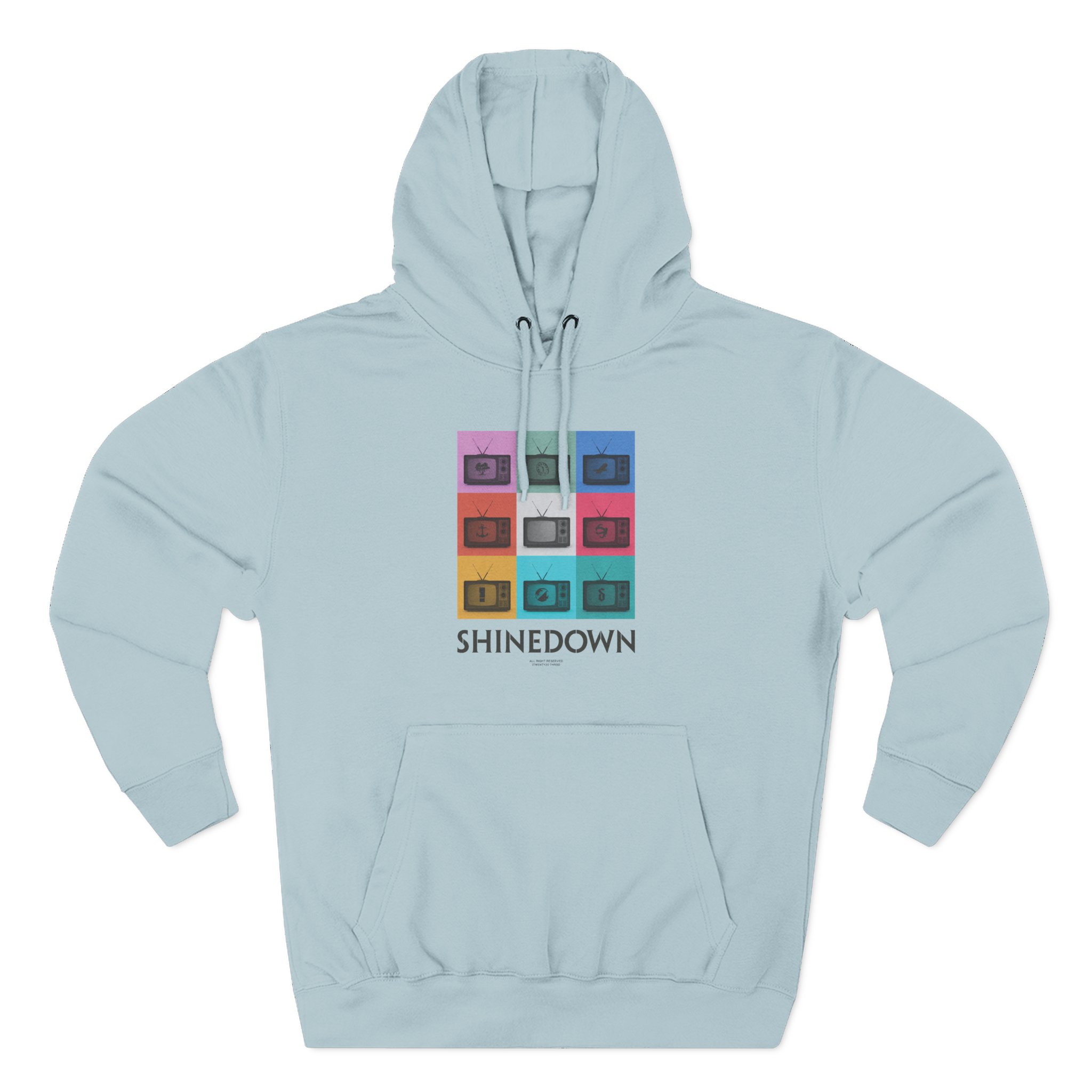 Shinedown TV Discography Three-Panel Fleece Hoodie