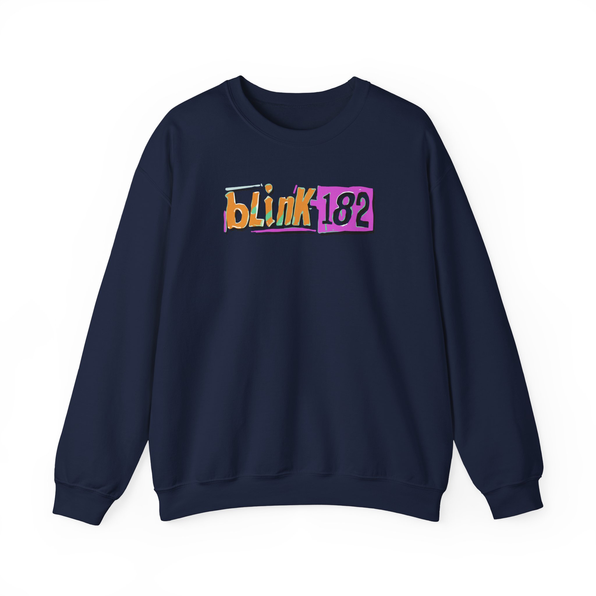 Blink 182 Logo Green Unisex Heavy Blendâ„¢ Crewneck Sweatshirt