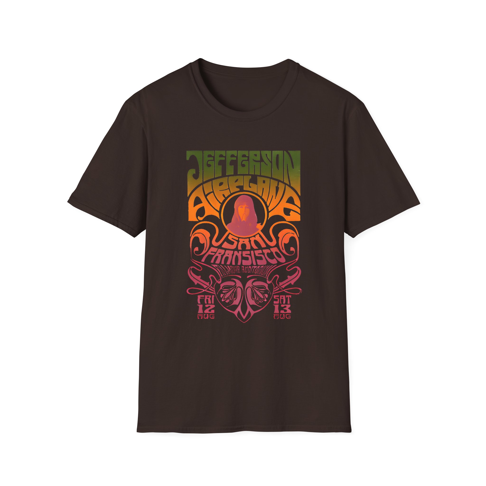 Jefferson Airplane Psychedelic Unisex Softstyle T-Shirt