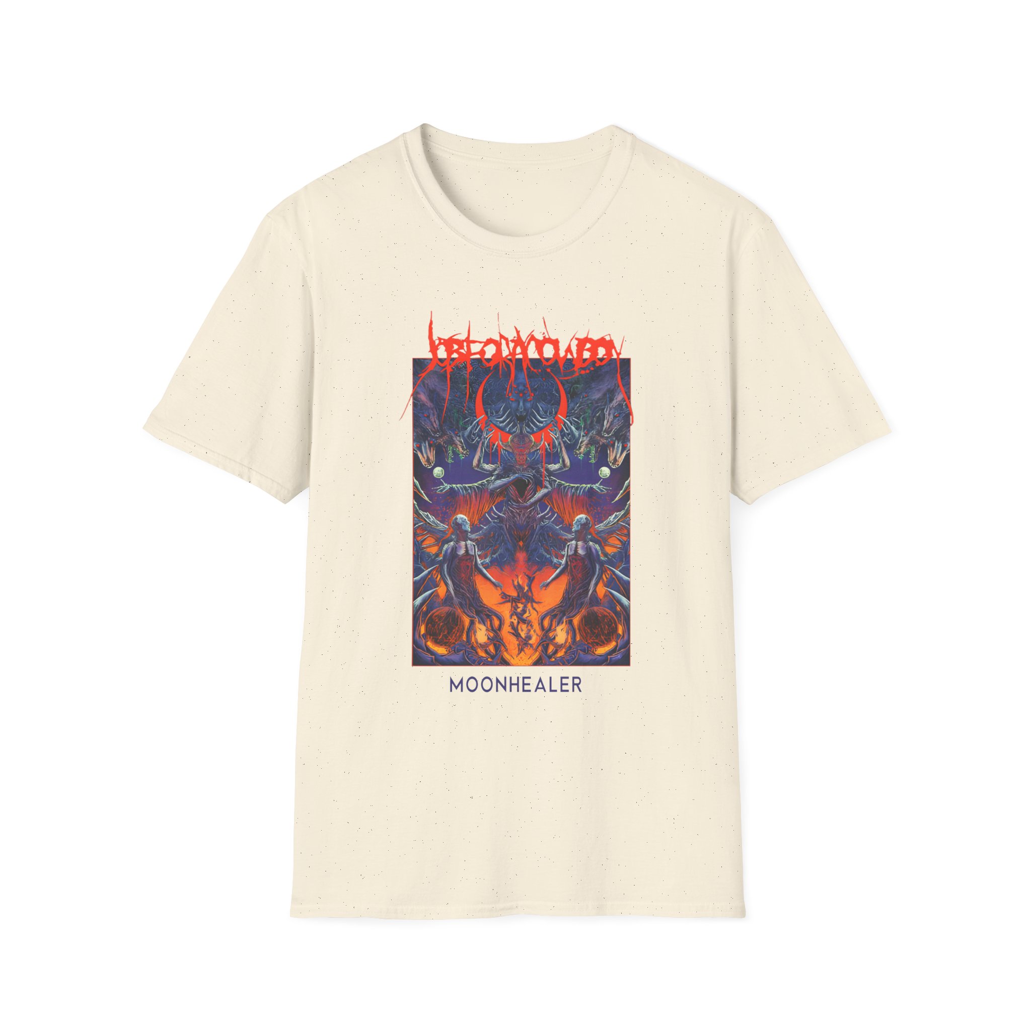 Job for a Cowboy Moon Healer Unisex Softstyle T-Shirt