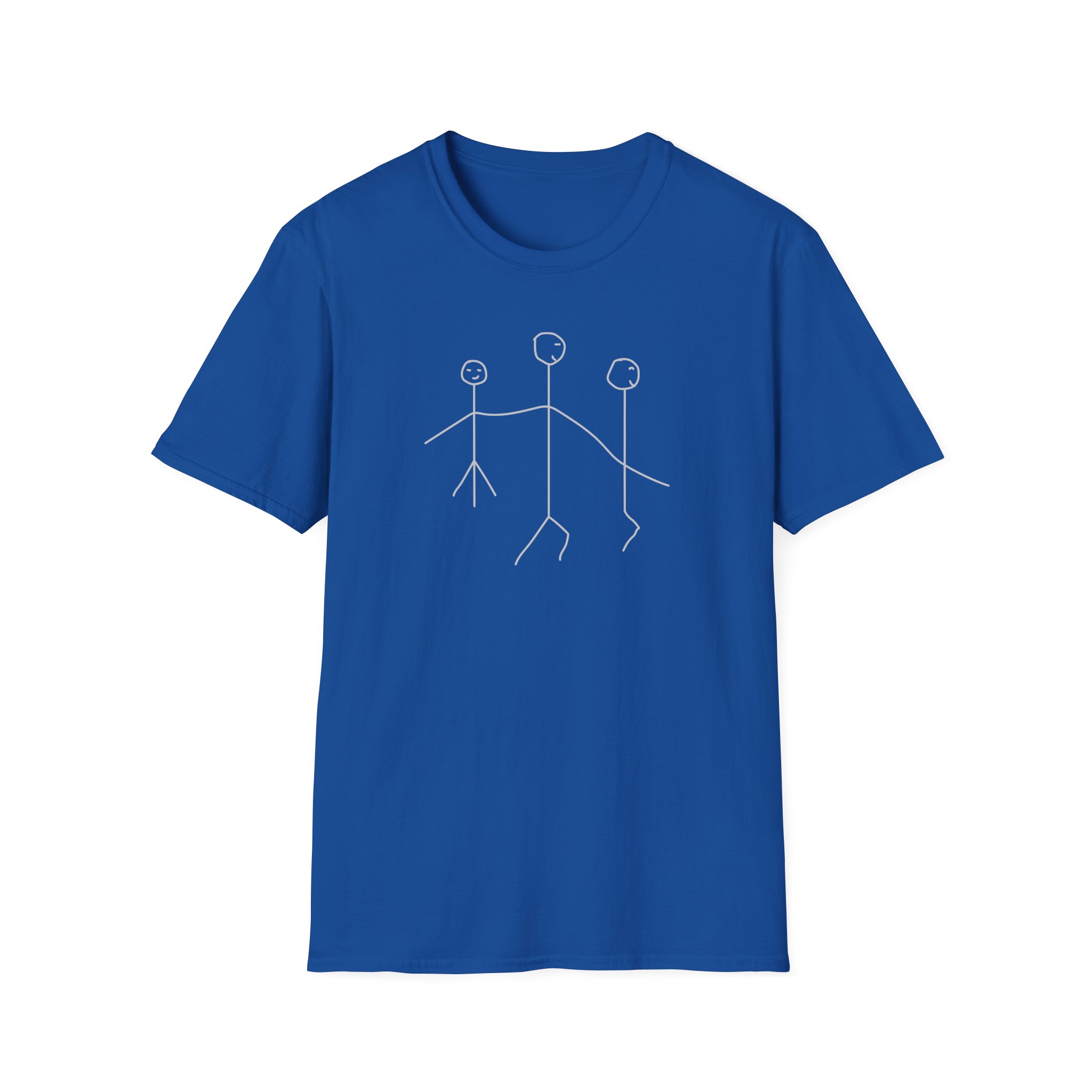 Leith Ross Stick Figures Unisex Softstyle T-Shirt