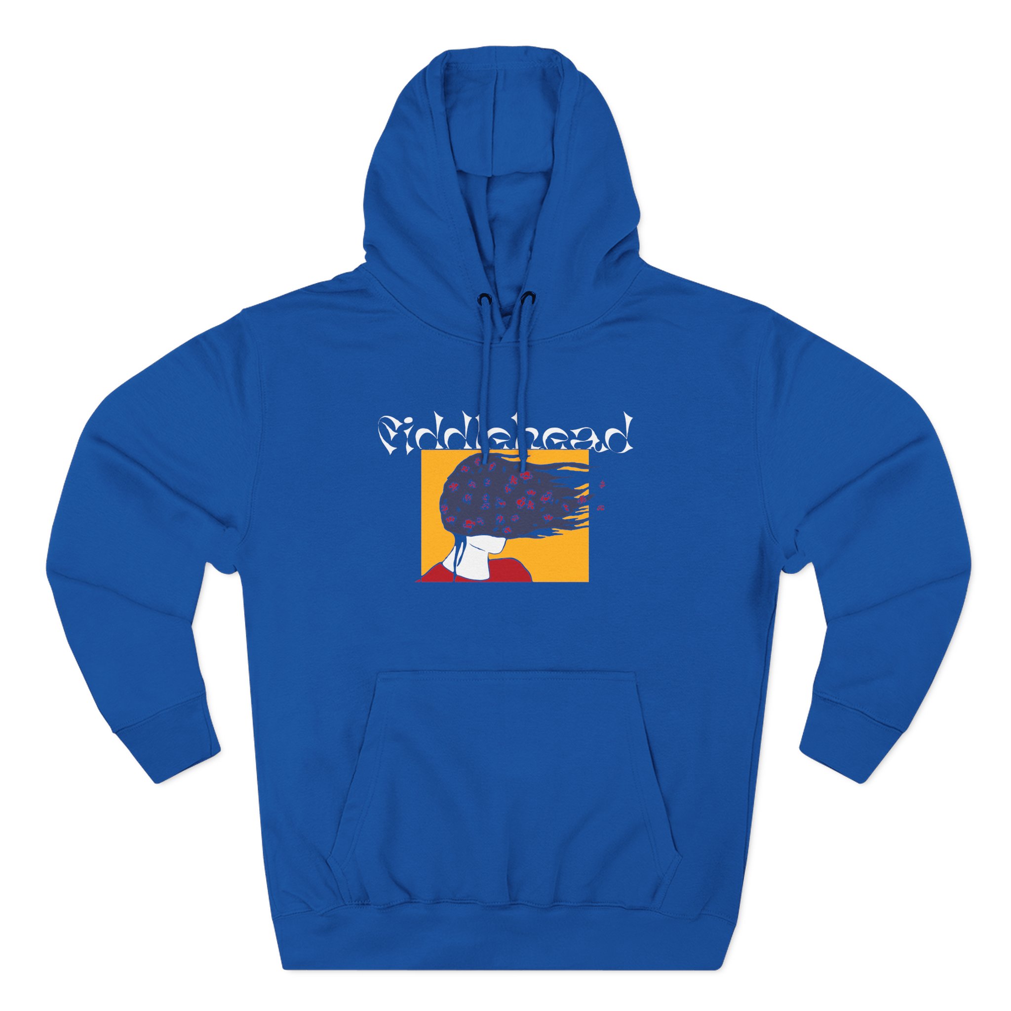 Fiddlehead Face Three-Panel Fleece Hoodie