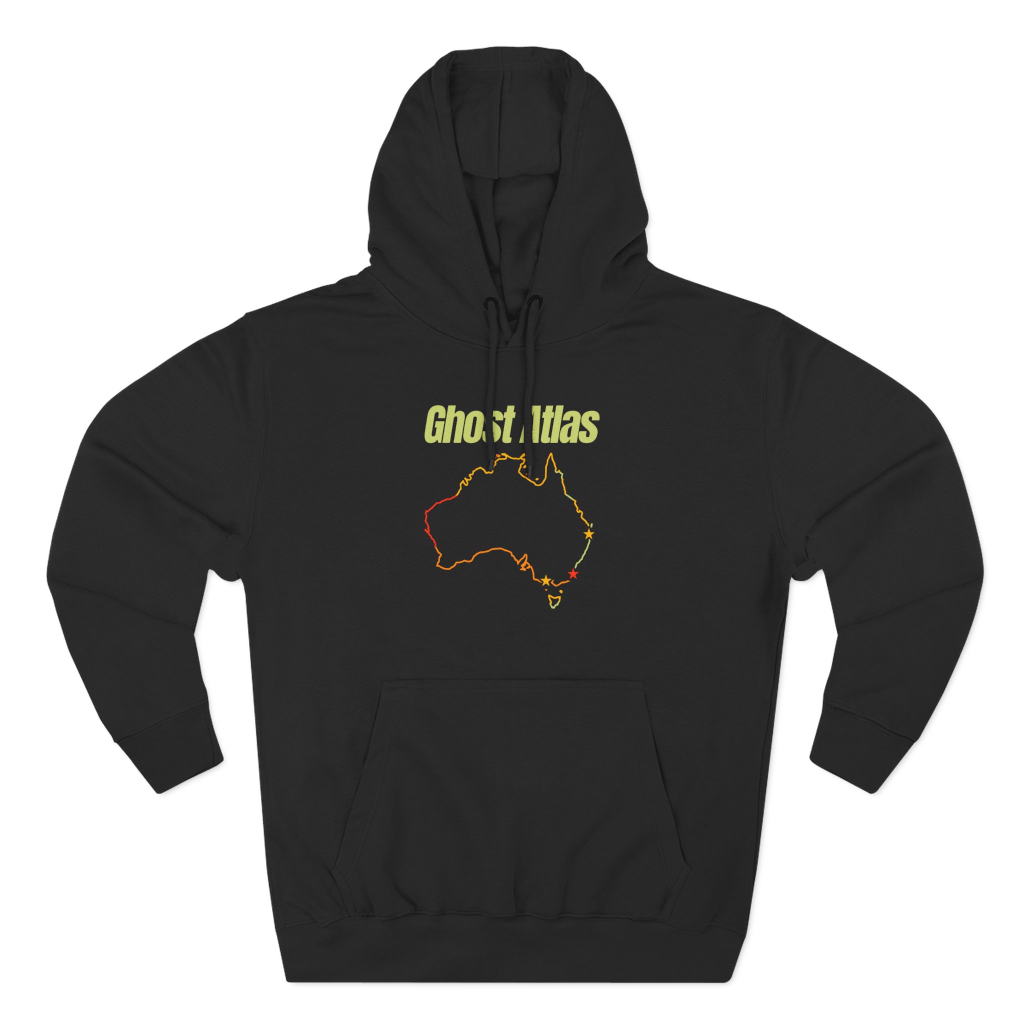 Ghost Atlas Three-Panel Fleece Hoodie