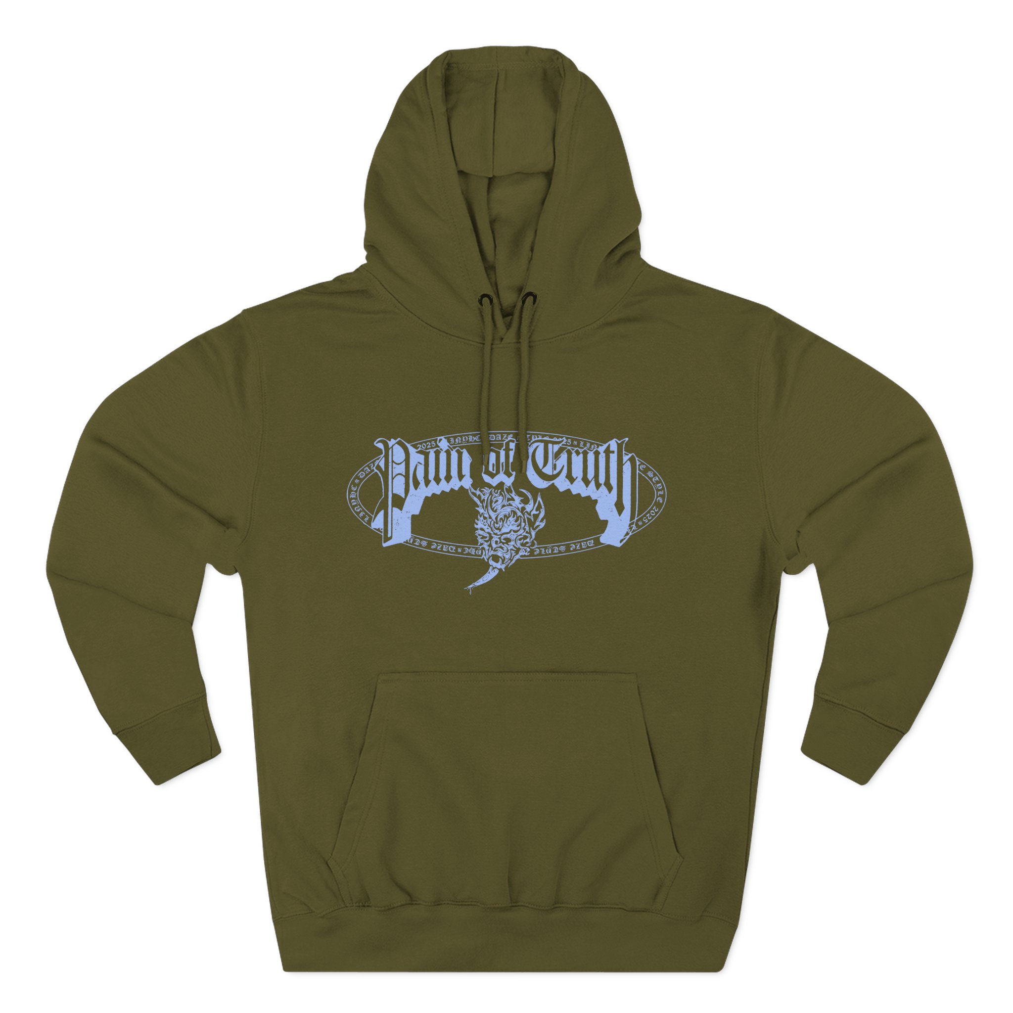 Pain of Truth Split Three-Panel Fleece Hoodie