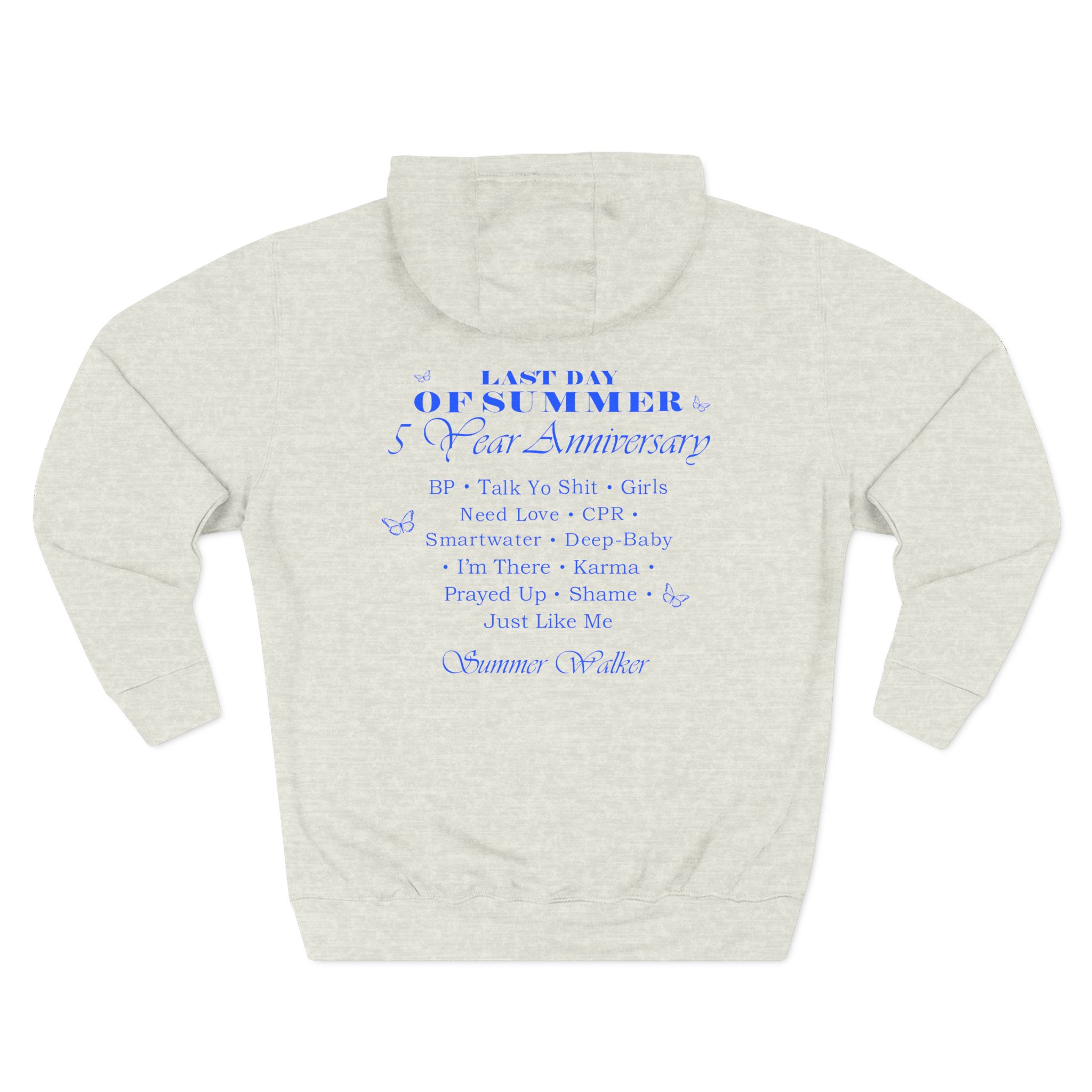 Summer Walker LDOS 5-Year Three-Panel Fleece Hoodie