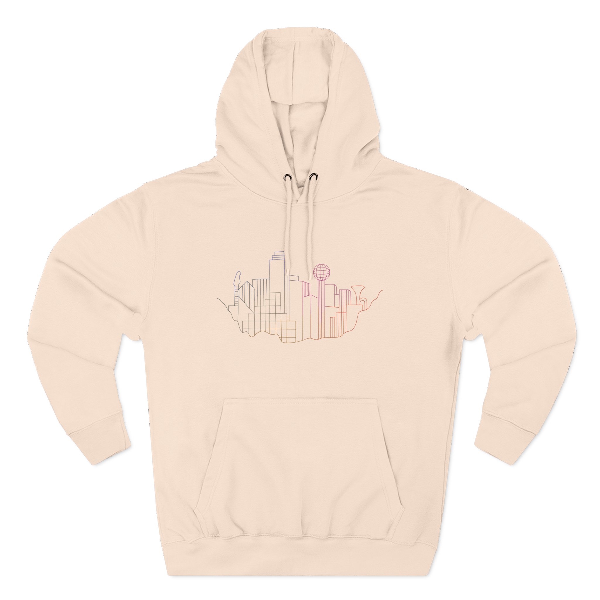 Snarky Puppy Empire Central Skyline Three-panel Fleece Hoodie