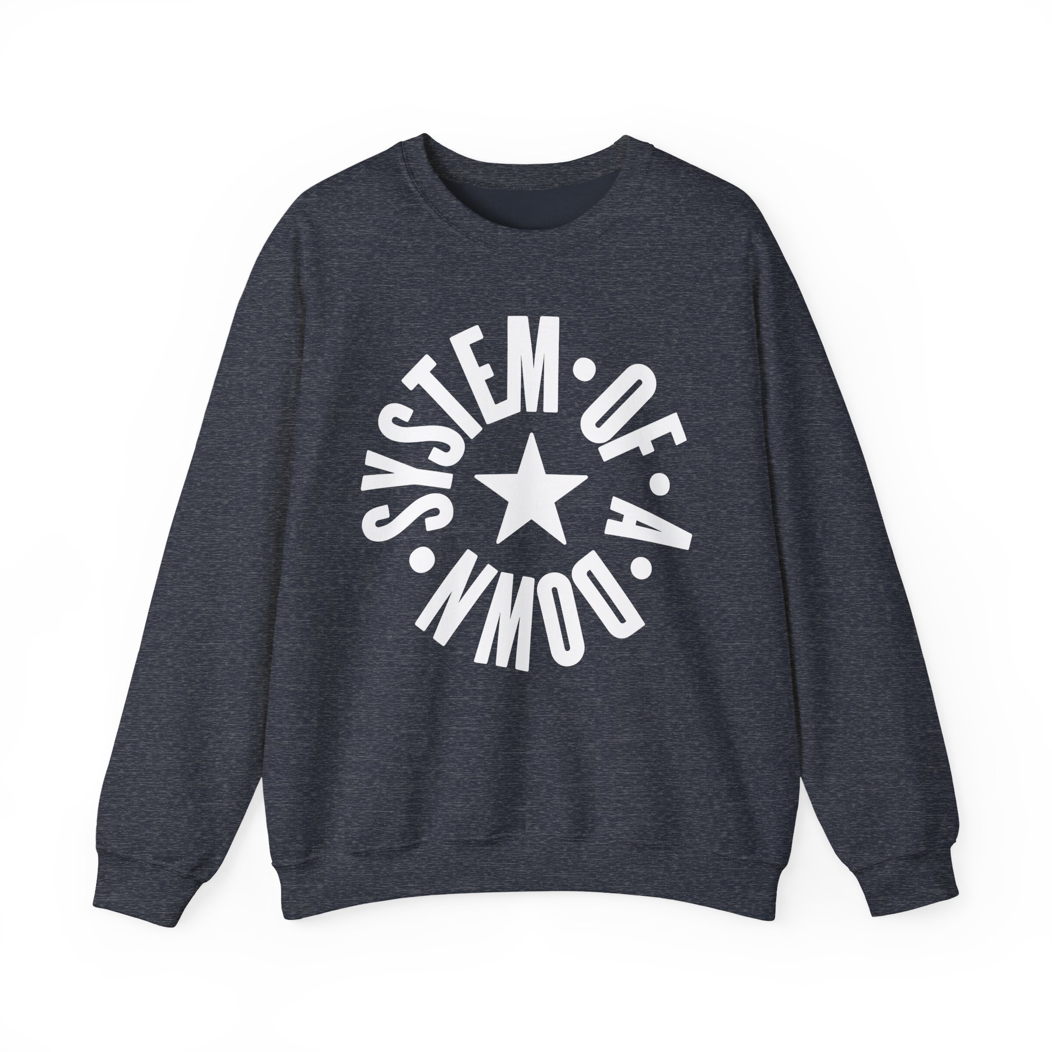 System of a Down Full Circle Logo Kids Unisex Heavy Blendâ„¢ Crewneck Sweatshirt