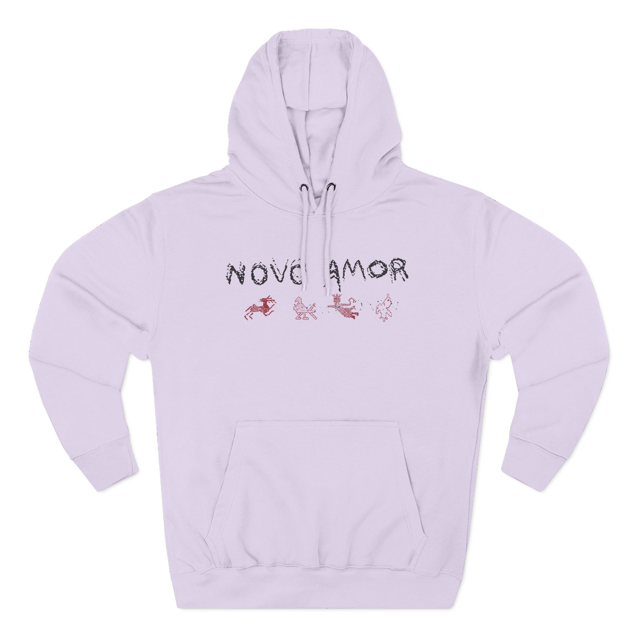 Novo Amor Symbols Three-Panel Fleece Hoodie