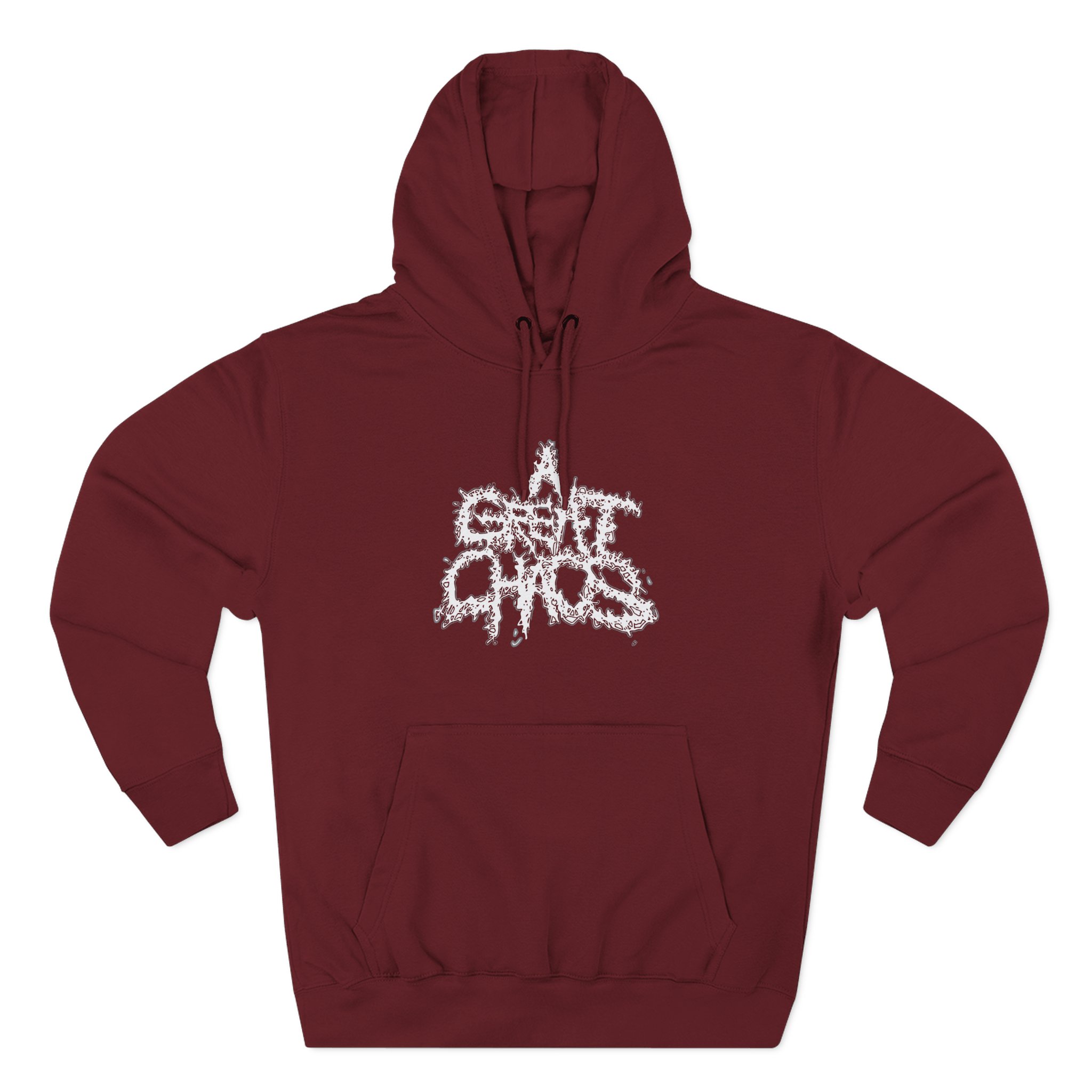 A Great Chaos Spell Out Three-Panel Fleece Hoodie