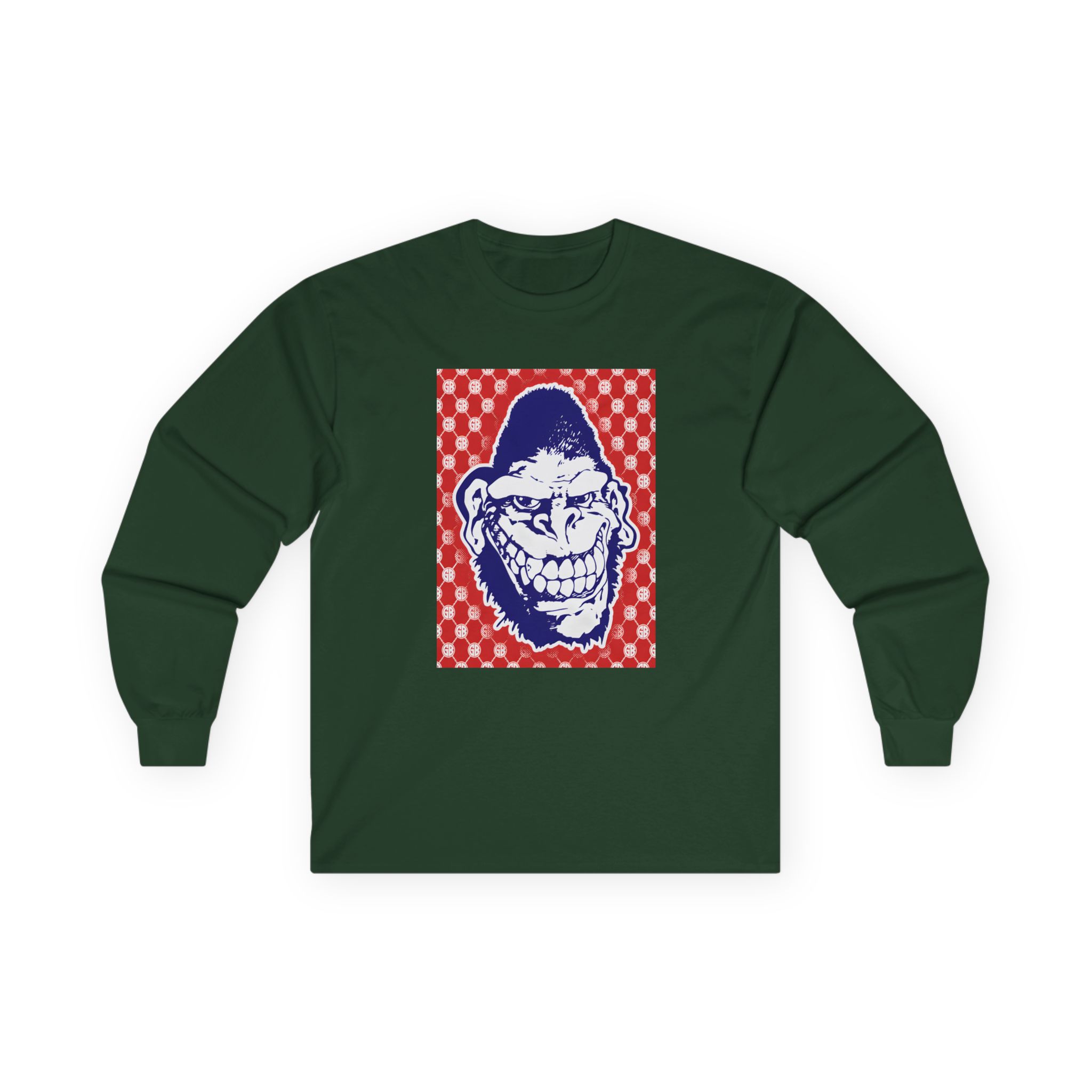 Gorilla Biscuits Gb Pattern Unisex Ultra Cotton Long Sleeve Tee