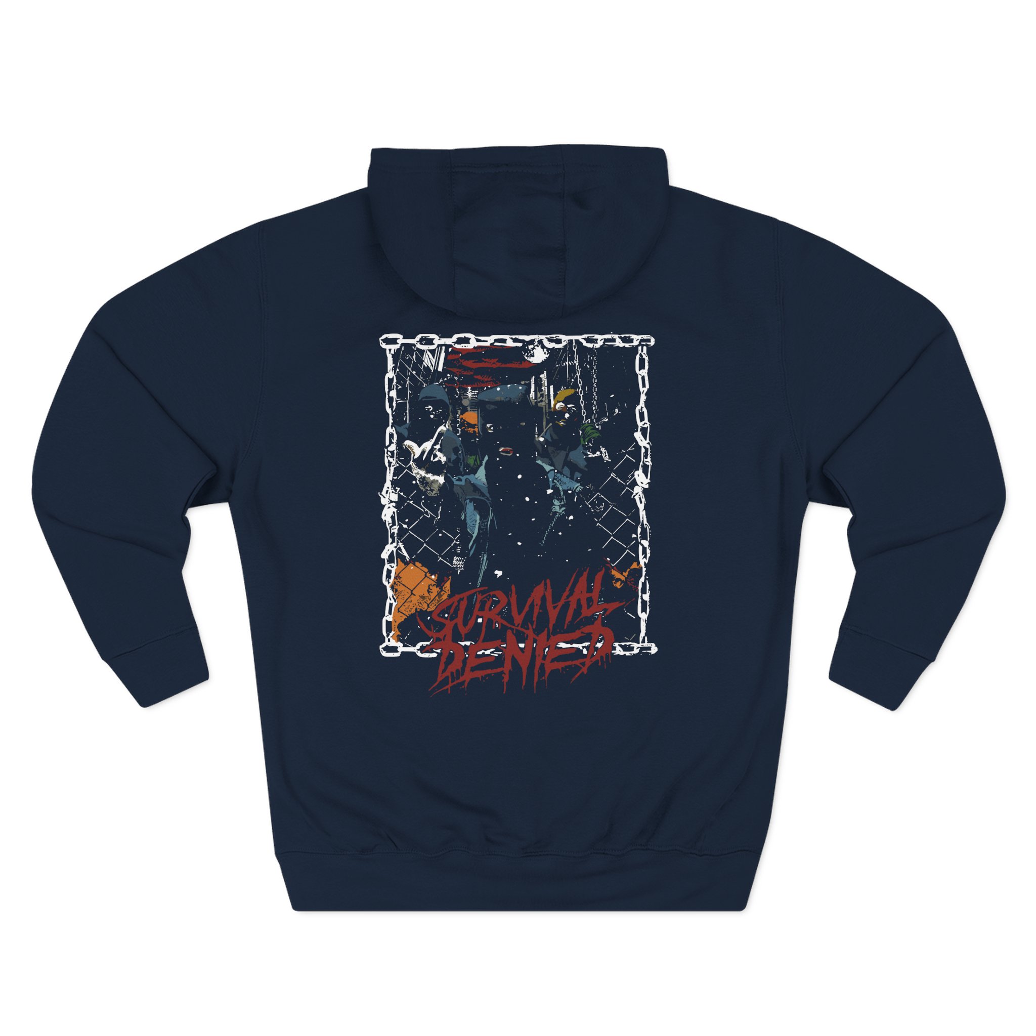 Get the Shot Survival Denied Three-Panel Fleece Hoodie