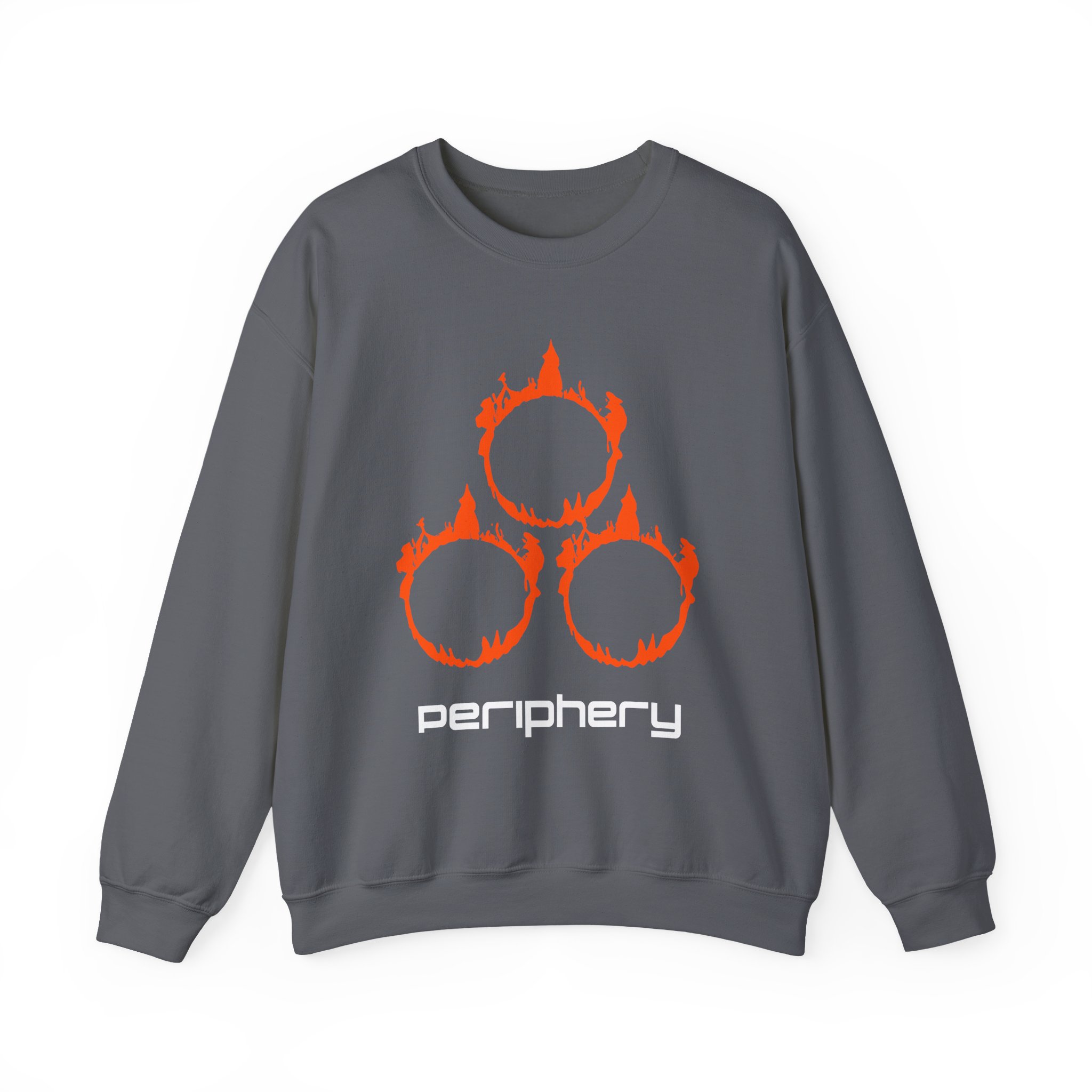 Periphery Circle Flames Unisex Heavy Blendâ„¢ Crewneck Sweatshirt