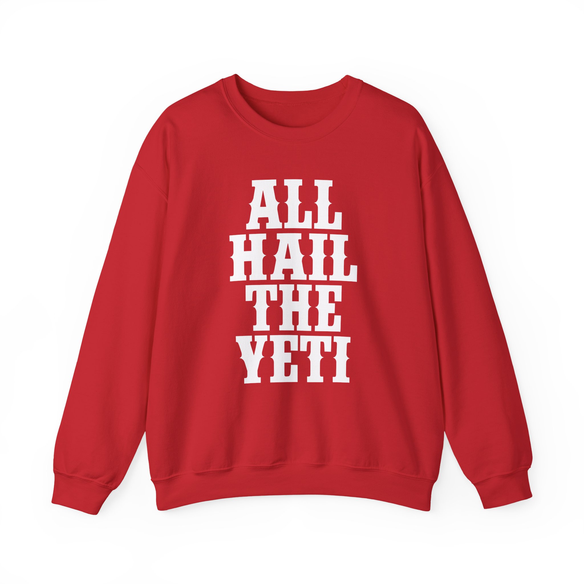All Hail the Yeti Logo Unisex Heavy Blendâ„¢ Crewneck Sweatshirt