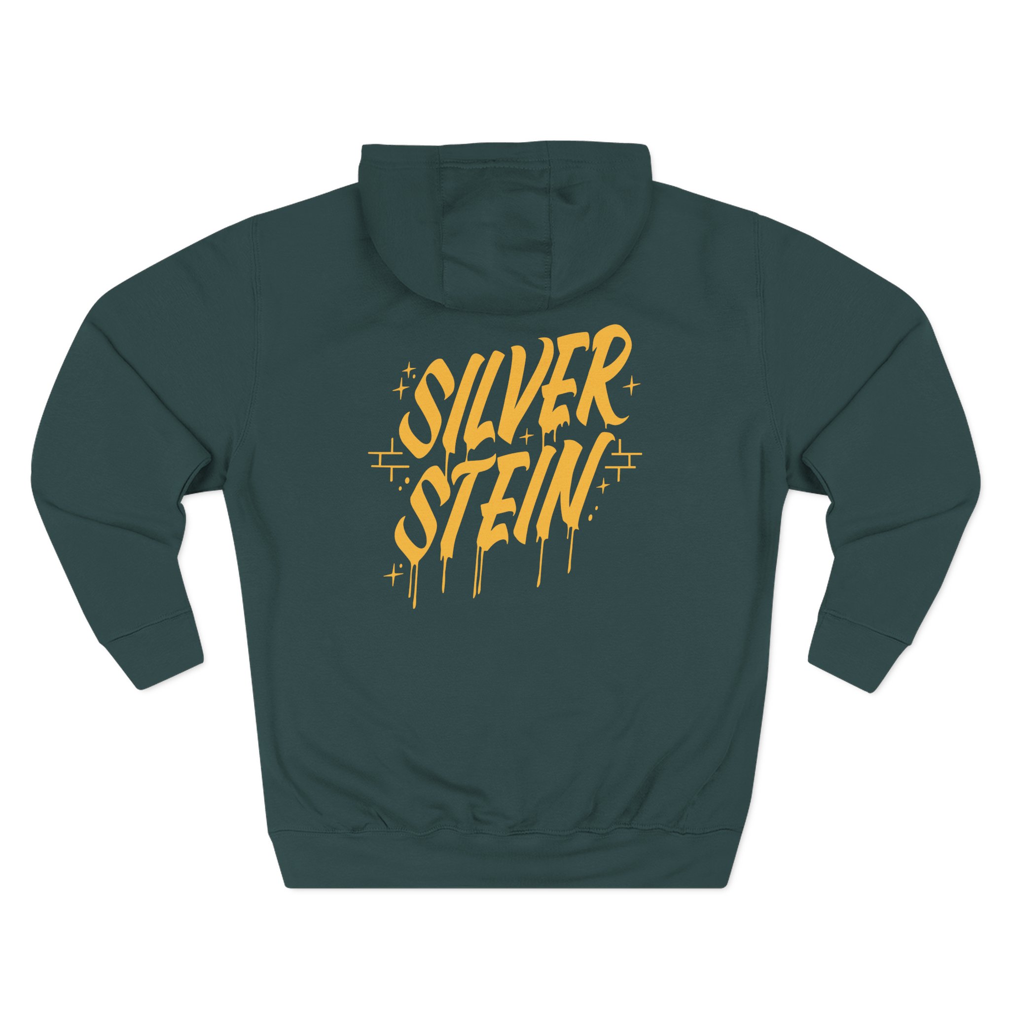Silverstein Graffiti Skeleton Three-Panel Fleece Hoodie